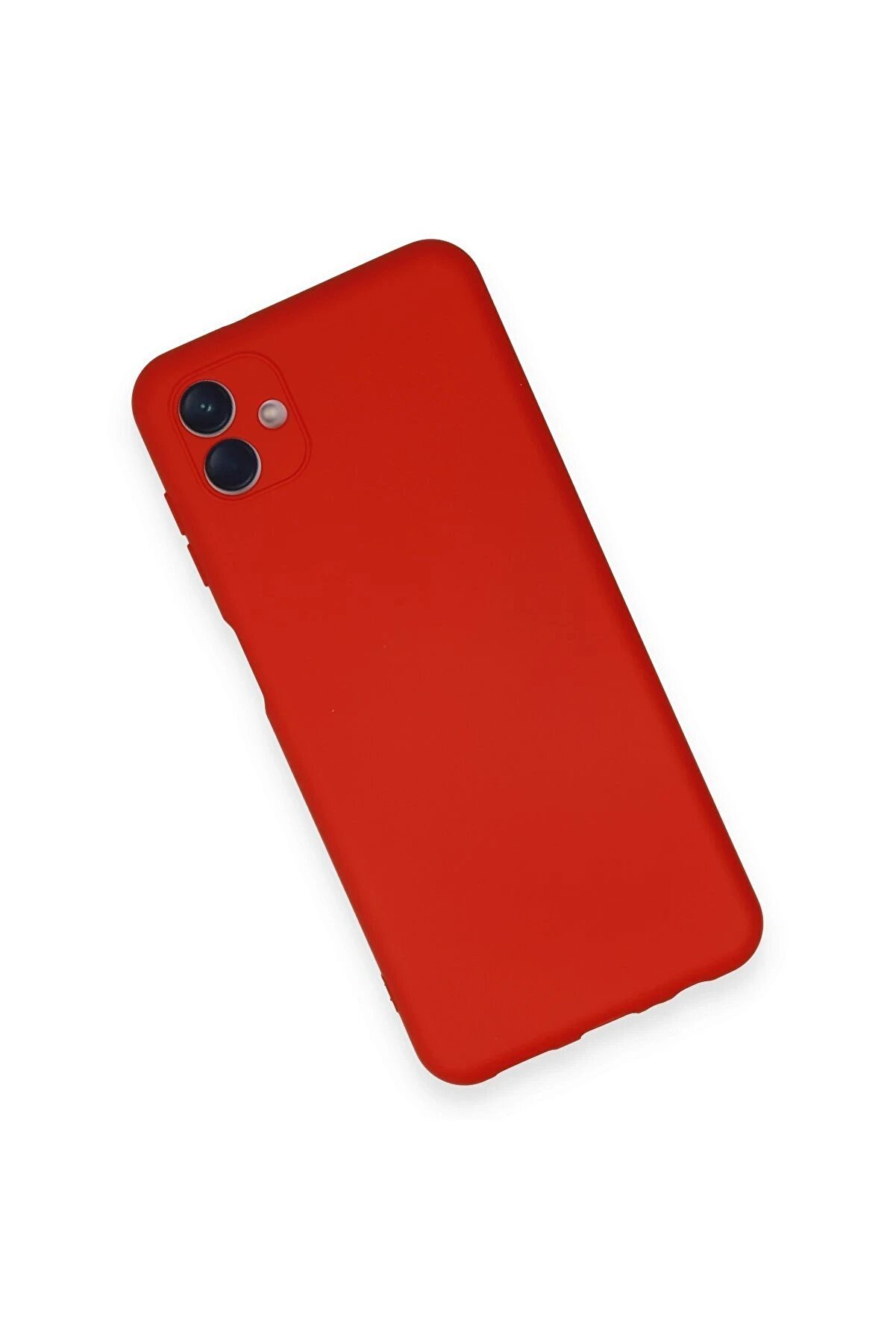 Samsung Galaxy A04 Kılıf Nano İçi̇ Kadi̇fe Si̇li̇kon - Kırmızı - Dropx2196-5795