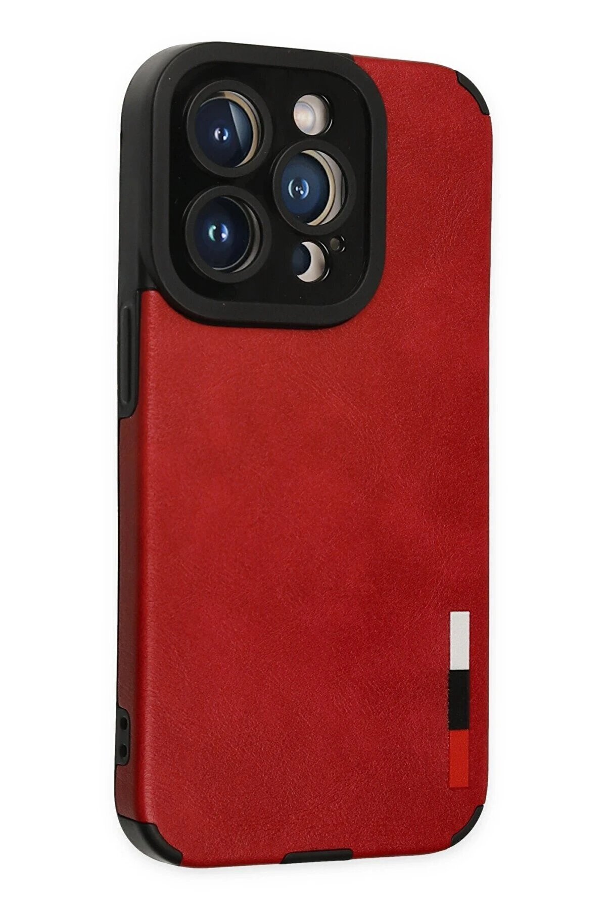 İphone 14 Pro Max Kılıf Loop Deri̇ Si̇li̇kon - Kırmızı - Dropx7893-3482