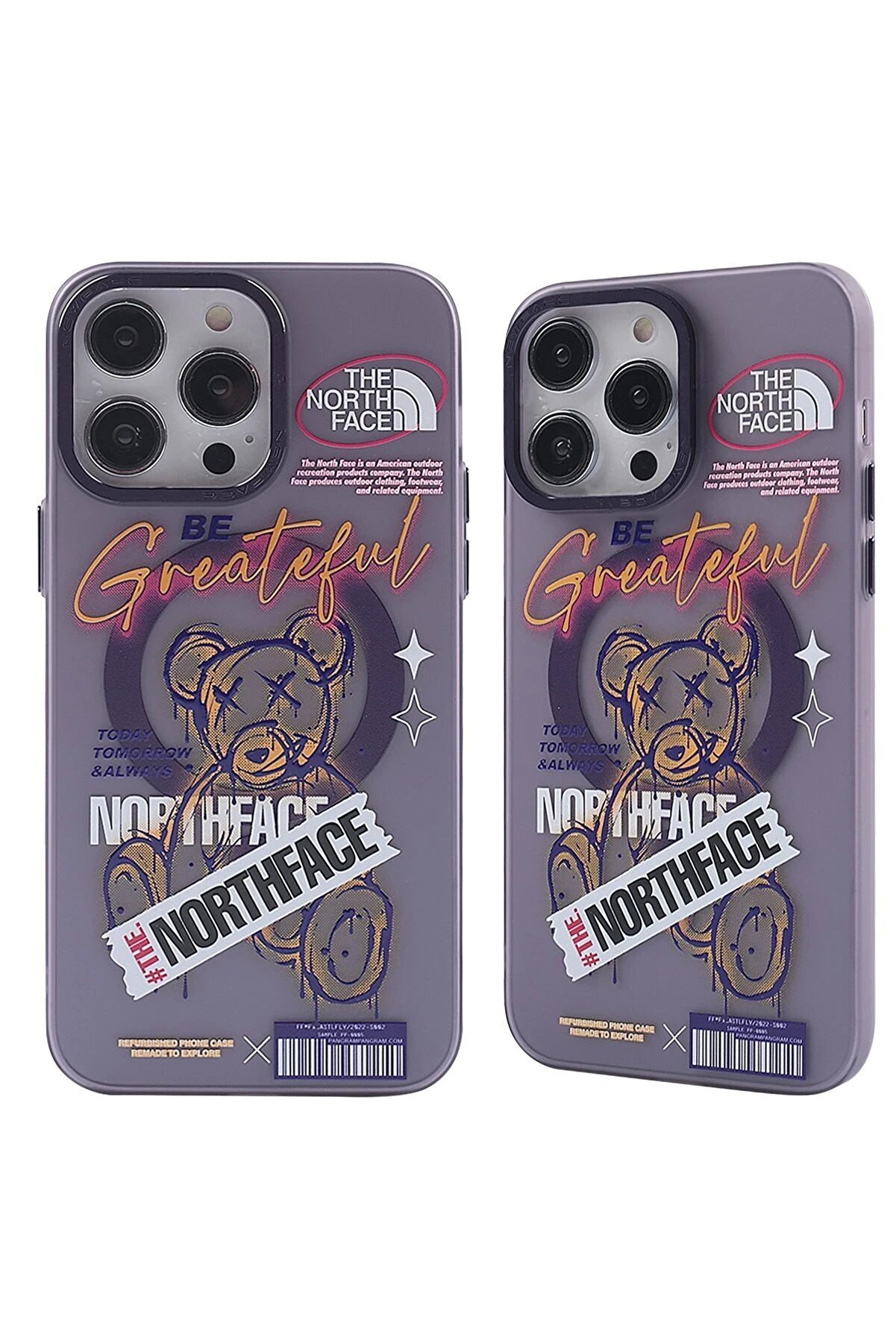 CepteToptan iPhone 14 Pro Kılıf Apollo Magneticsafe Desenli Kapak - Apollo Mor - 2 - DROPX6498-3988