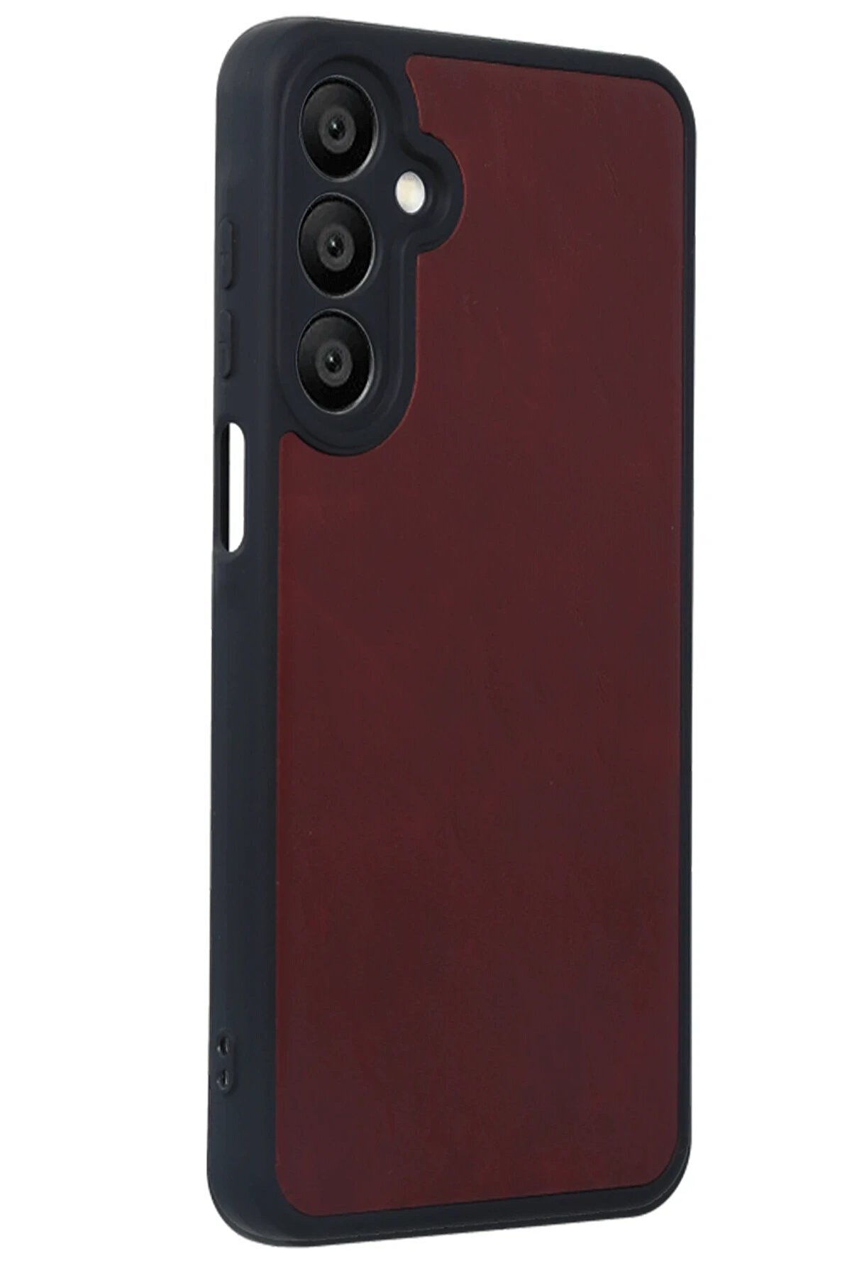 Samsung Galaxy A16 5G Kılıf Aras Deri̇ Kapak - Bordo - Dropx5105-7979