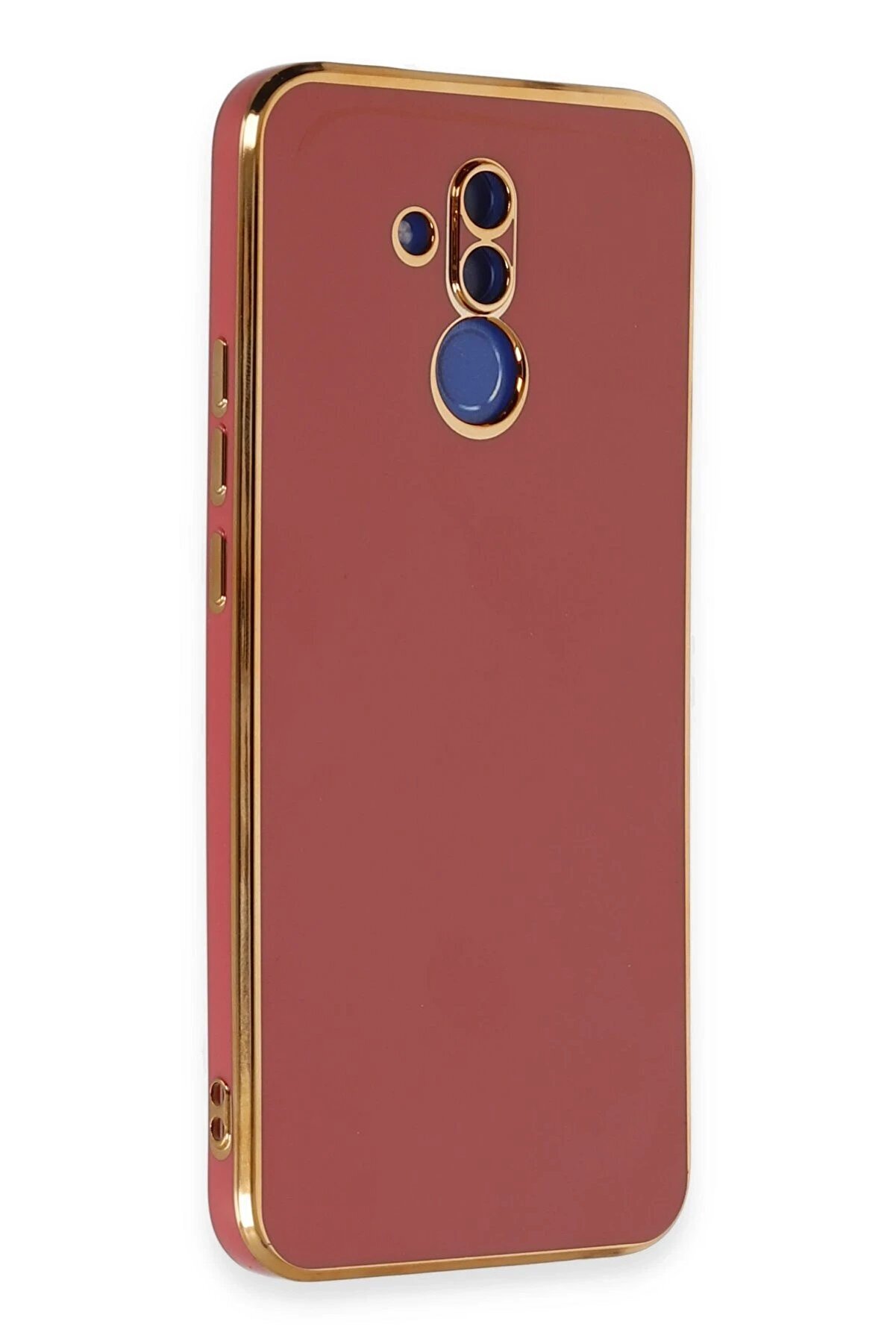 Huawei̇ Mate 20 Li̇te Kılıf Volet Si̇li̇kon - Kırmızı - Dropx7886-8244