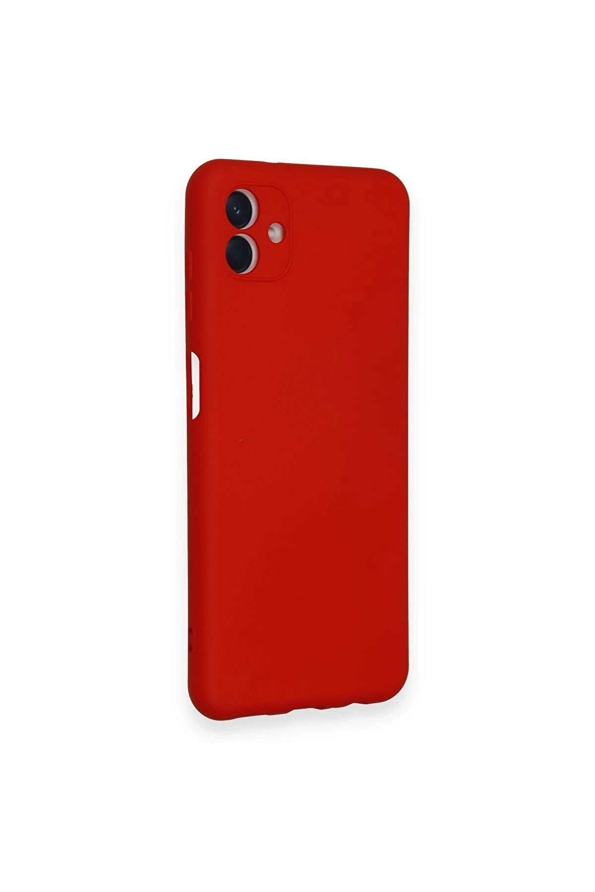 Samsung Galaxy A04 Kılıf Nano İçi̇ Kadi̇fe Si̇li̇kon - Kırmızı - Dropx2196-5795