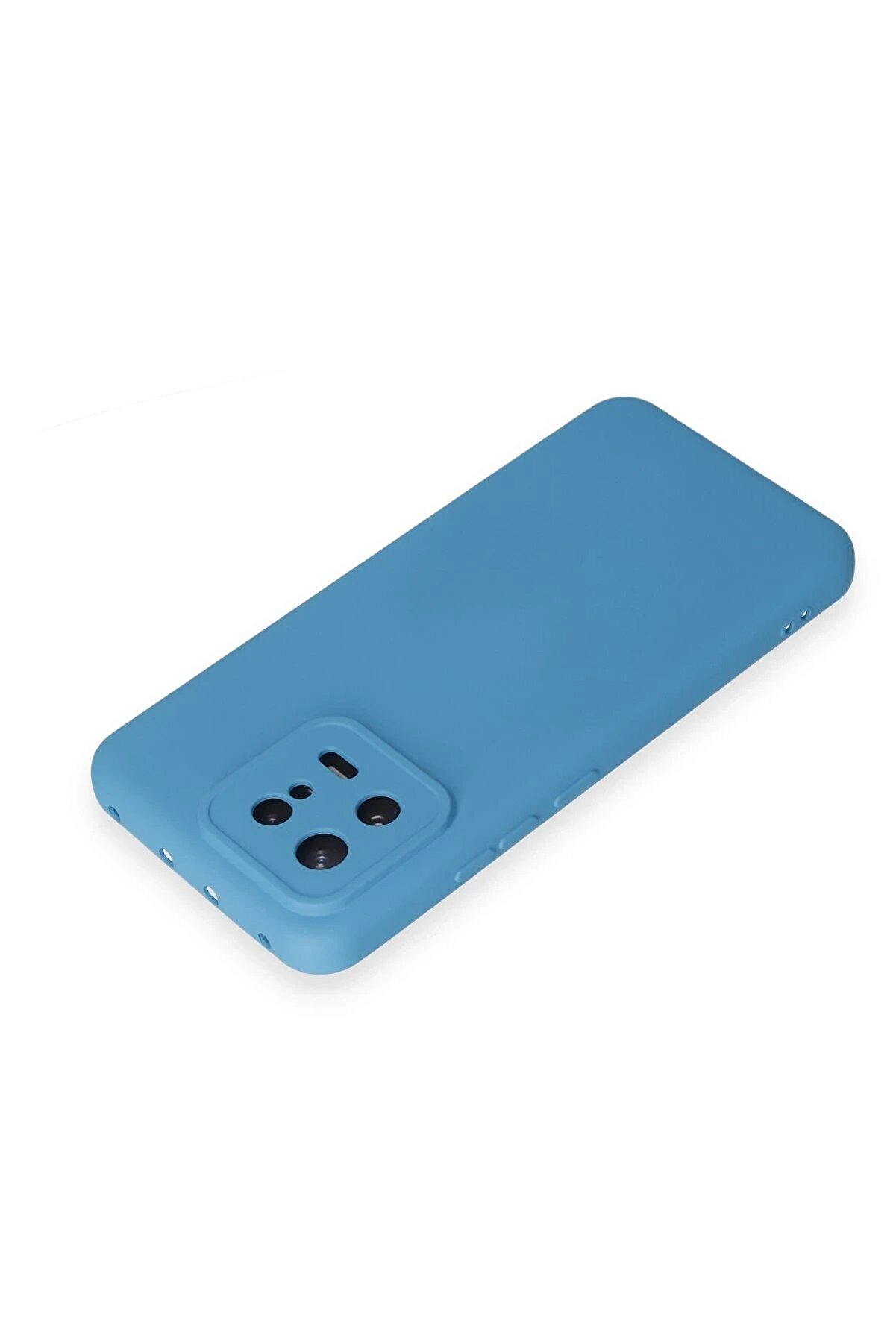 Xi̇aomi̇ Mi̇ 13 Kılıf Nano İçi̇ Kadi̇fe Si̇li̇kon - Mavi̇ - Dropx5369-1644