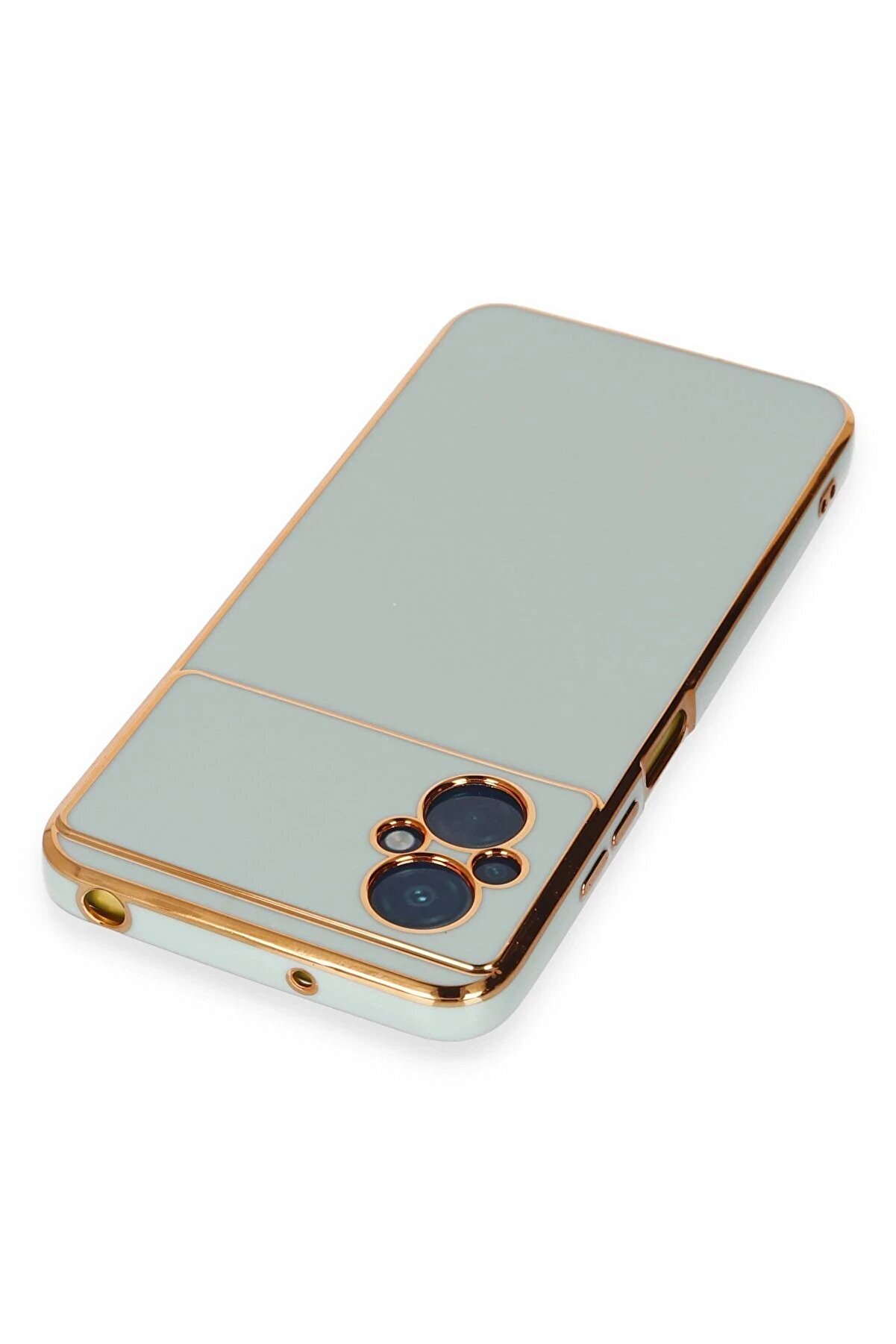 Xi̇aomi̇ Poco M5 Kılıf Volet Si̇li̇kon - Açık Yeşi̇l - Dropx5707-4569