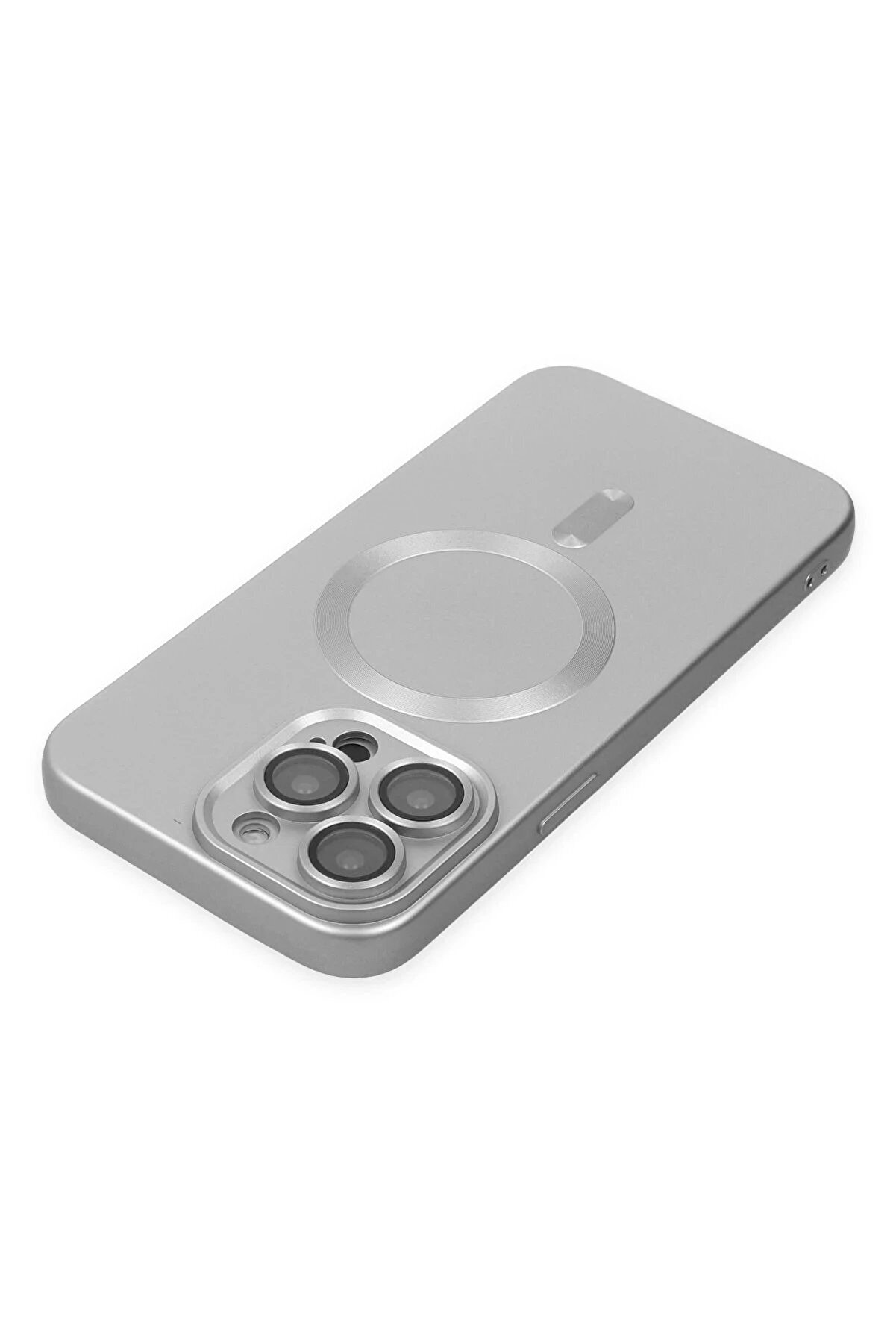 İphone 14 Pro Kılıf Moshi̇ Lens Magneti̇csafe Si̇li̇kon - Gümüş - Dropx2823-7162