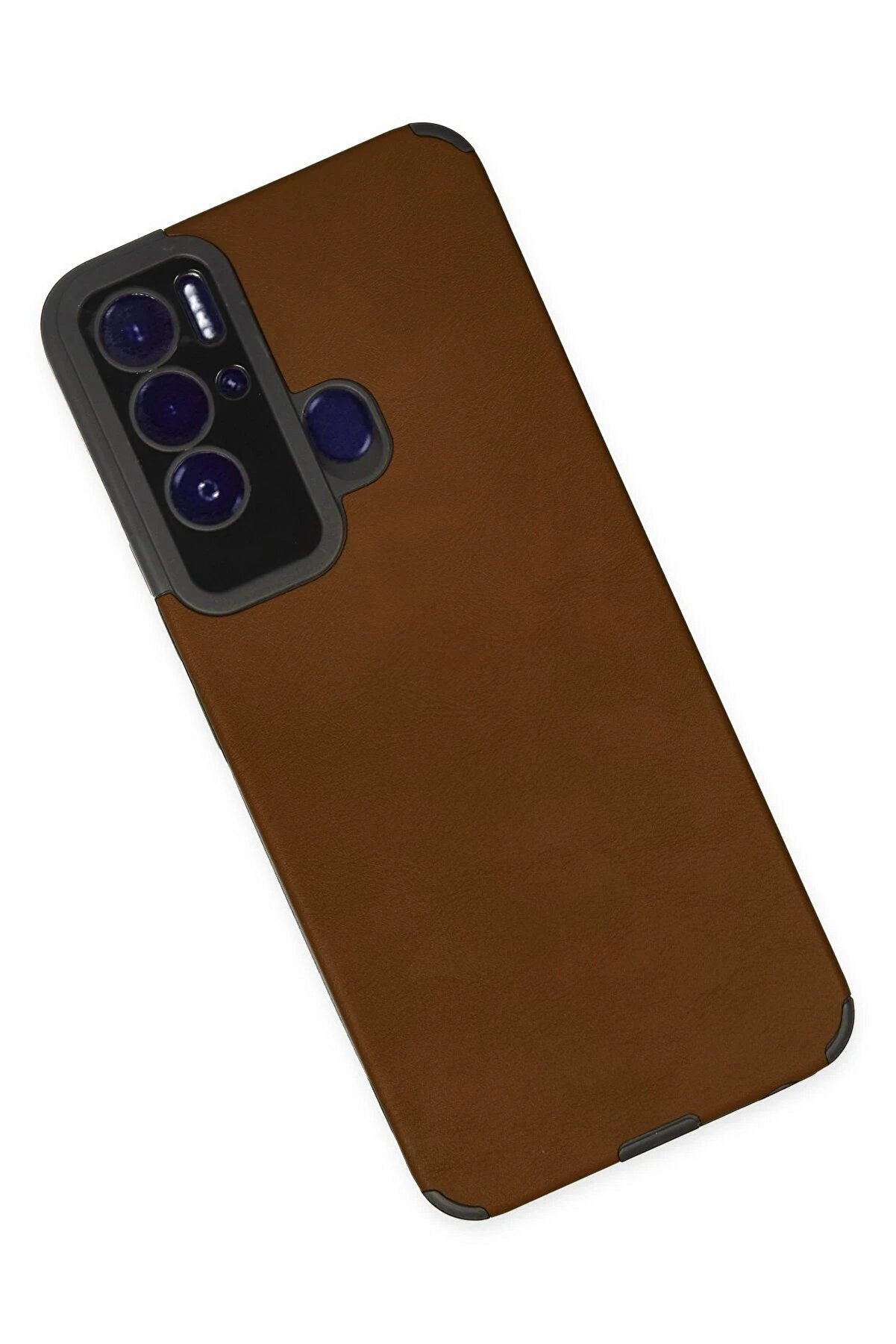 Tecno Pova Neo Kılıf Loop Deri̇ Si̇li̇kon - Kahverengi̇ - Dropx7828-3548