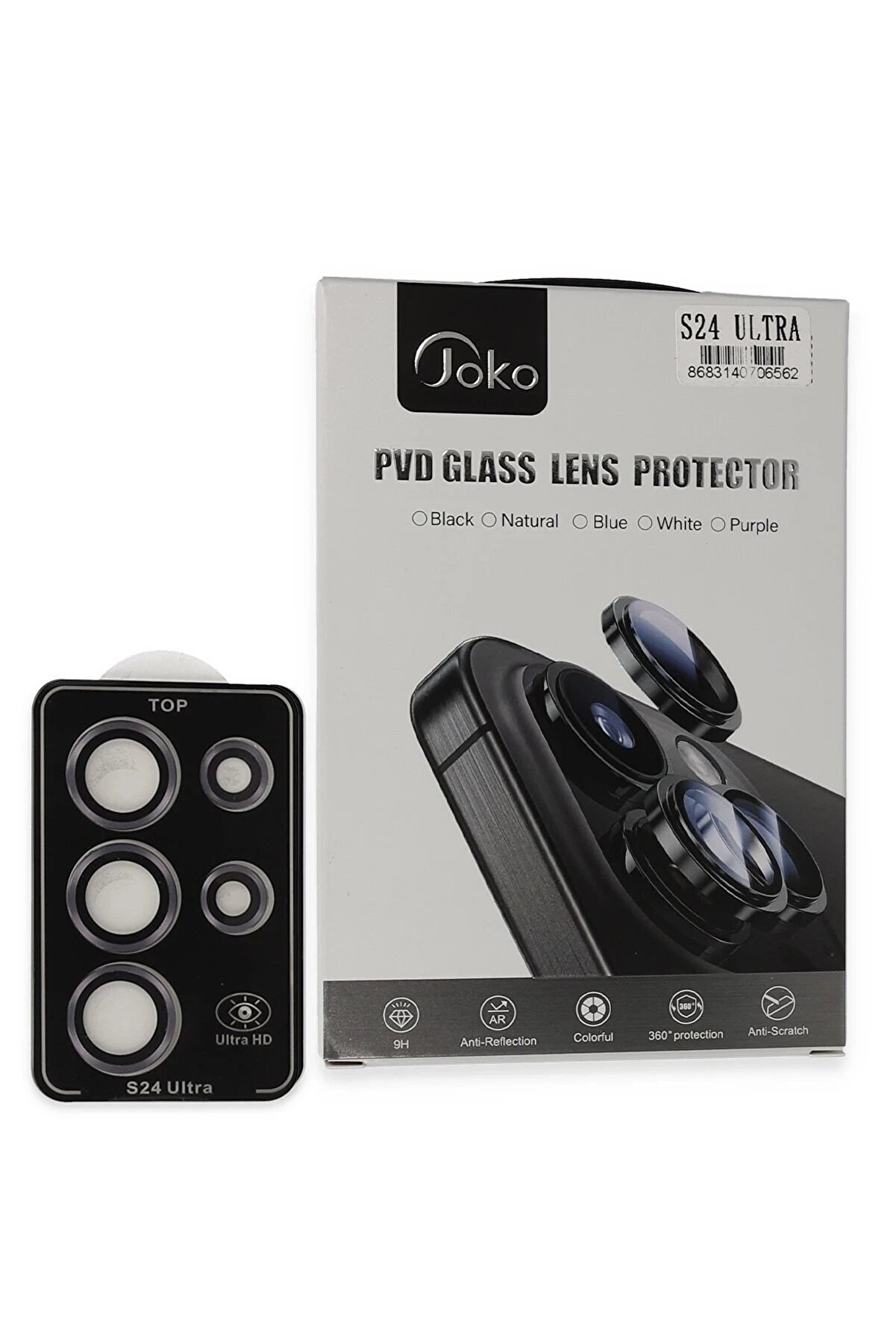 CepteToptan Samsung Galaxy S24 Ultra PVD Metal Kamera Lens - Derin Mor - DROPX6768-8359