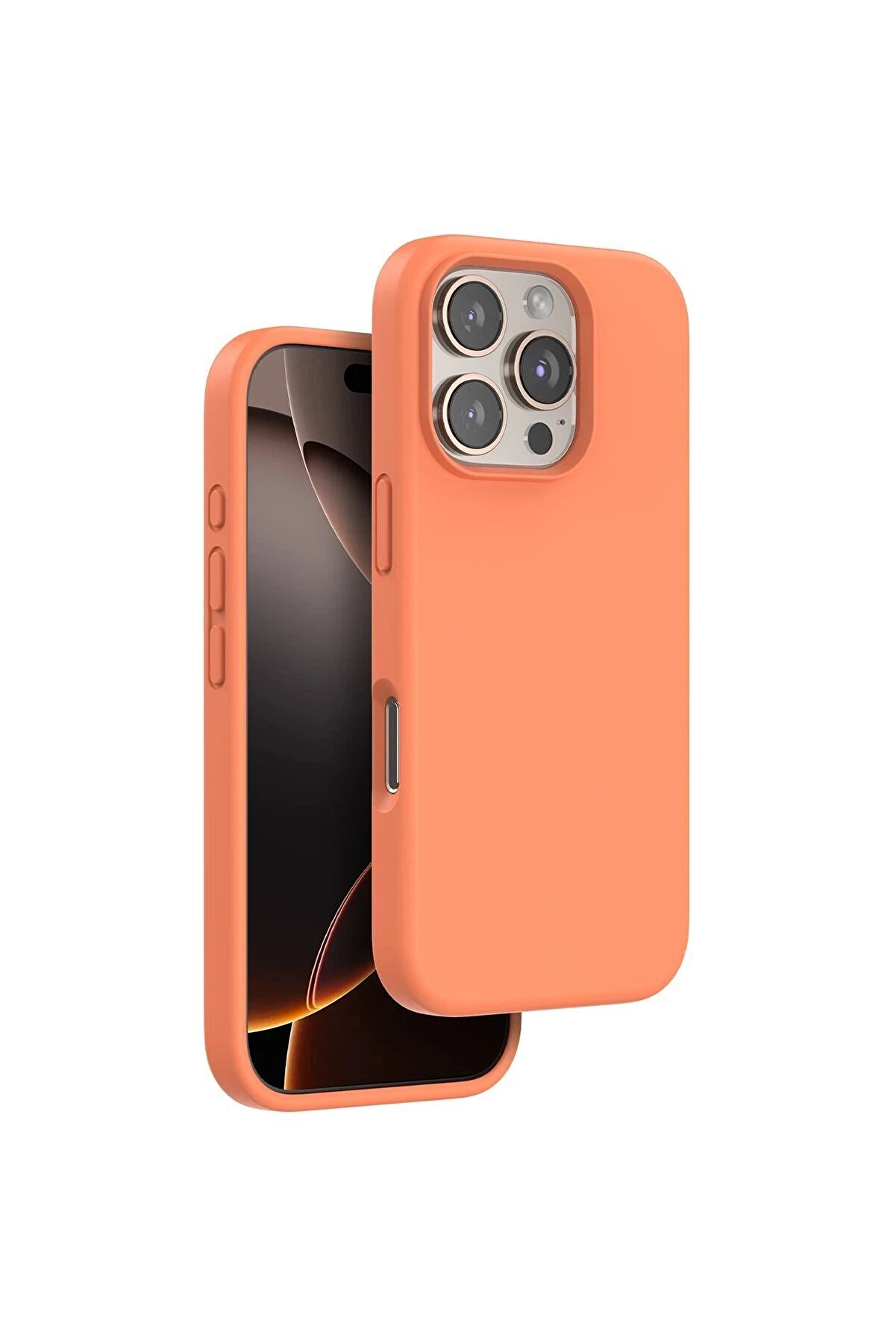 CepteToptan iPhone 16 Pro Max Home Magsafe Kapak - Turuncu - DROPX8651-6743