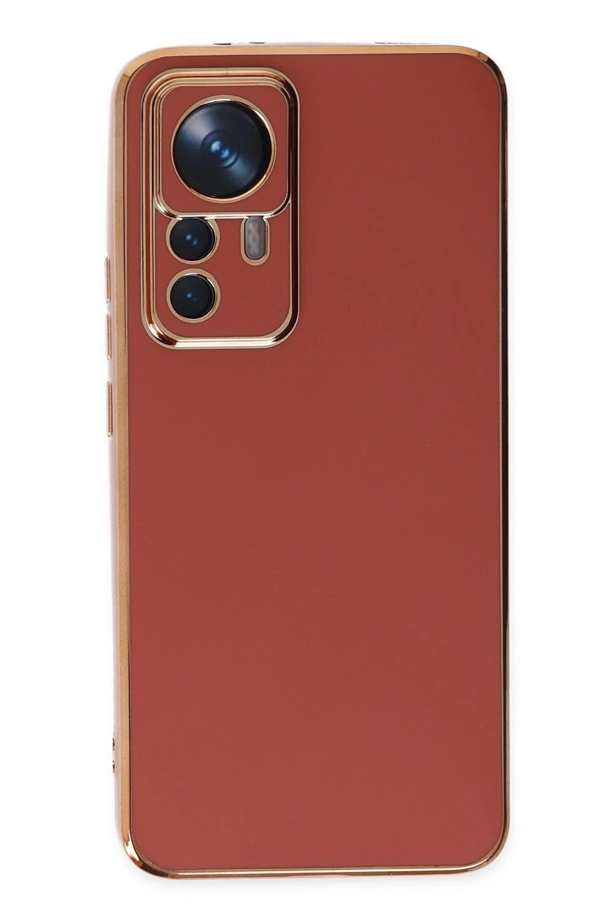 Xi̇aomi̇ Mi̇ 12T Pro Kılıf Volet Si̇li̇kon - Kırmızı - Dropx7980-7822