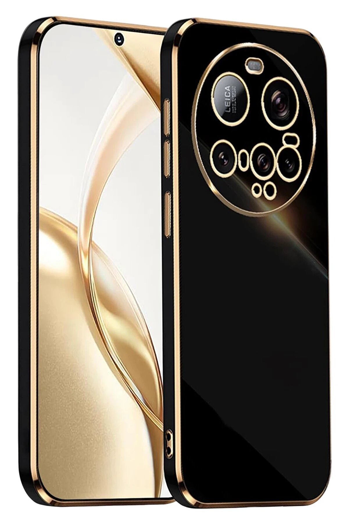 CepteToptan Xiaomi Mi 15 Ultra Kılıf Volet Silikon - Siyah - DROPX3747-5586