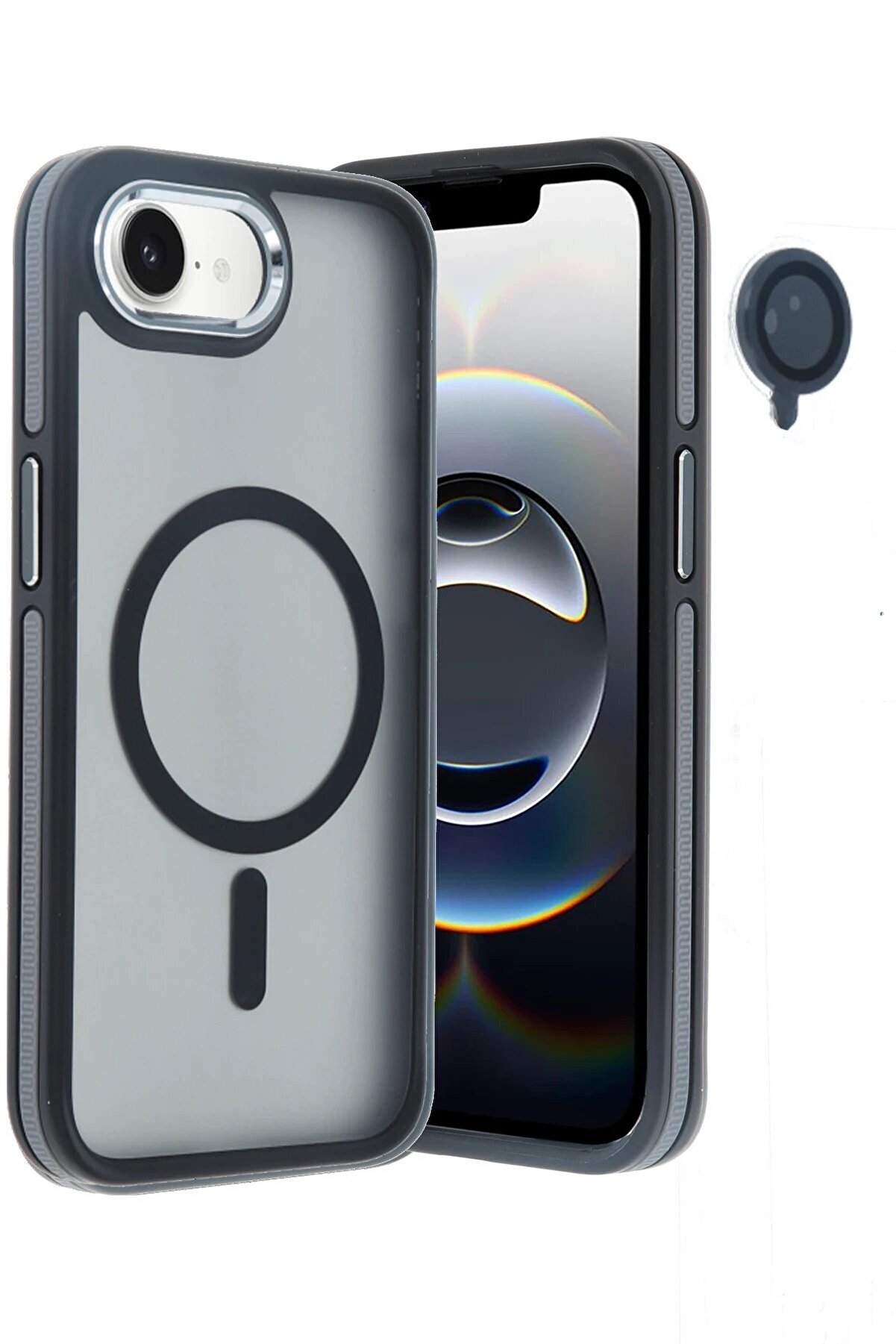 İphone 16E Wi̇nner Magsafe Kapak - Si̇yah - Dropx4962-2838