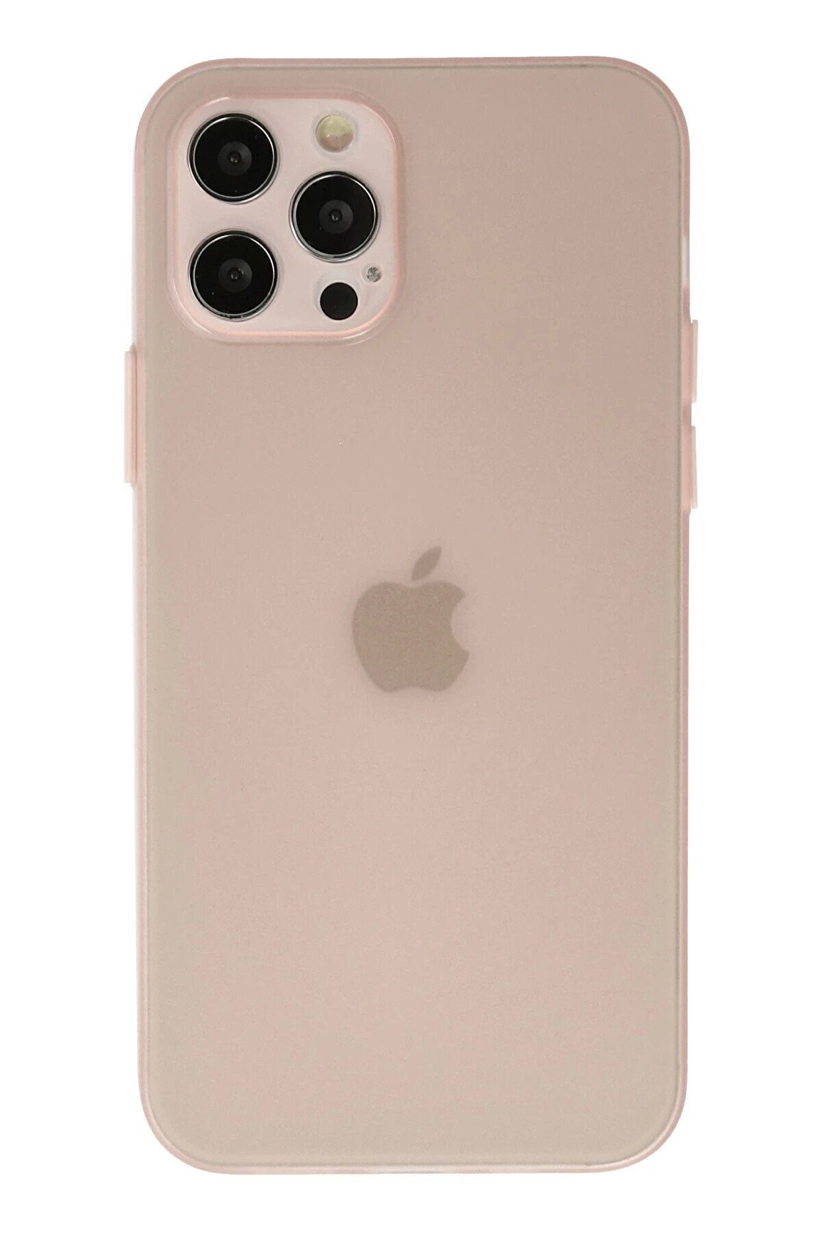 CepteToptan iPhone 12 Pro Max Kılıf Silikon - Pembe - DROPX9934-6659