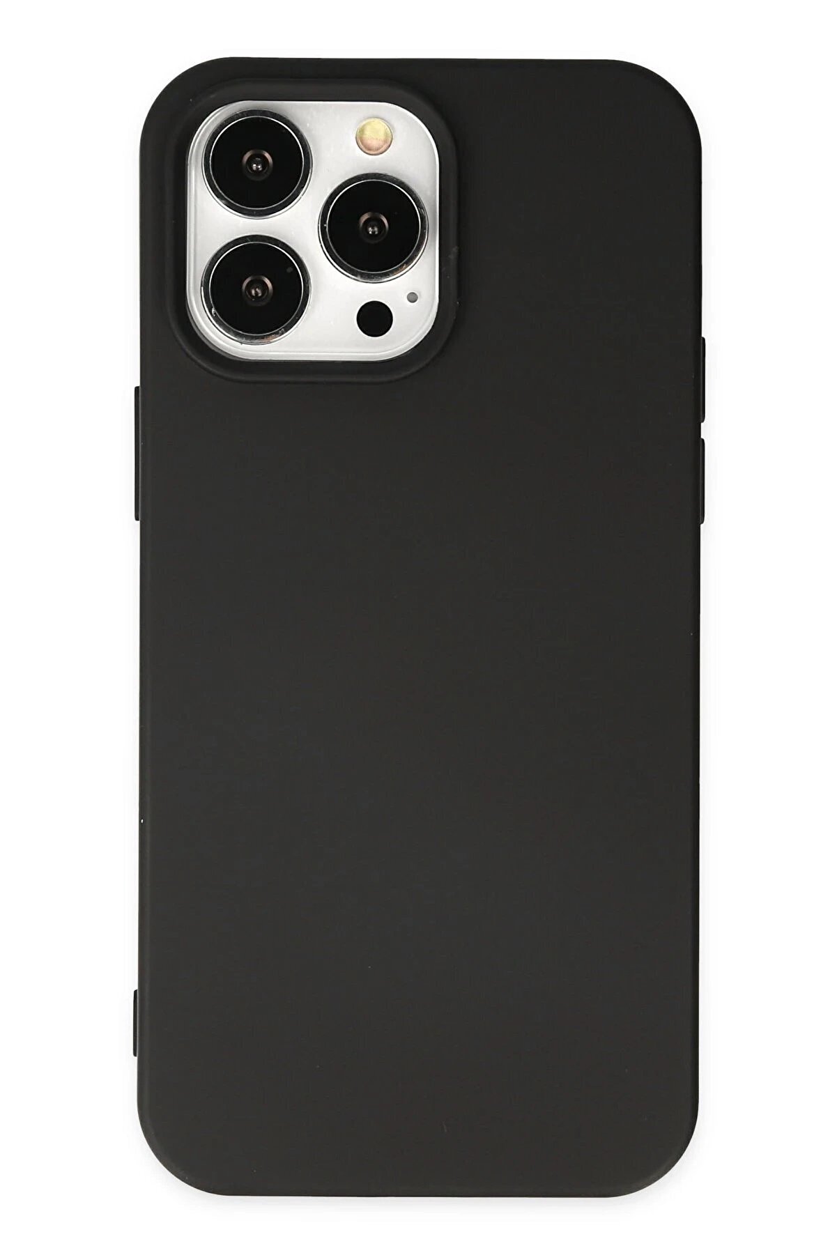 CepteToptan iPhone 15 Pro Kılıf Nano içi Kadife Silikon - Siyah - DROPX6531-1959