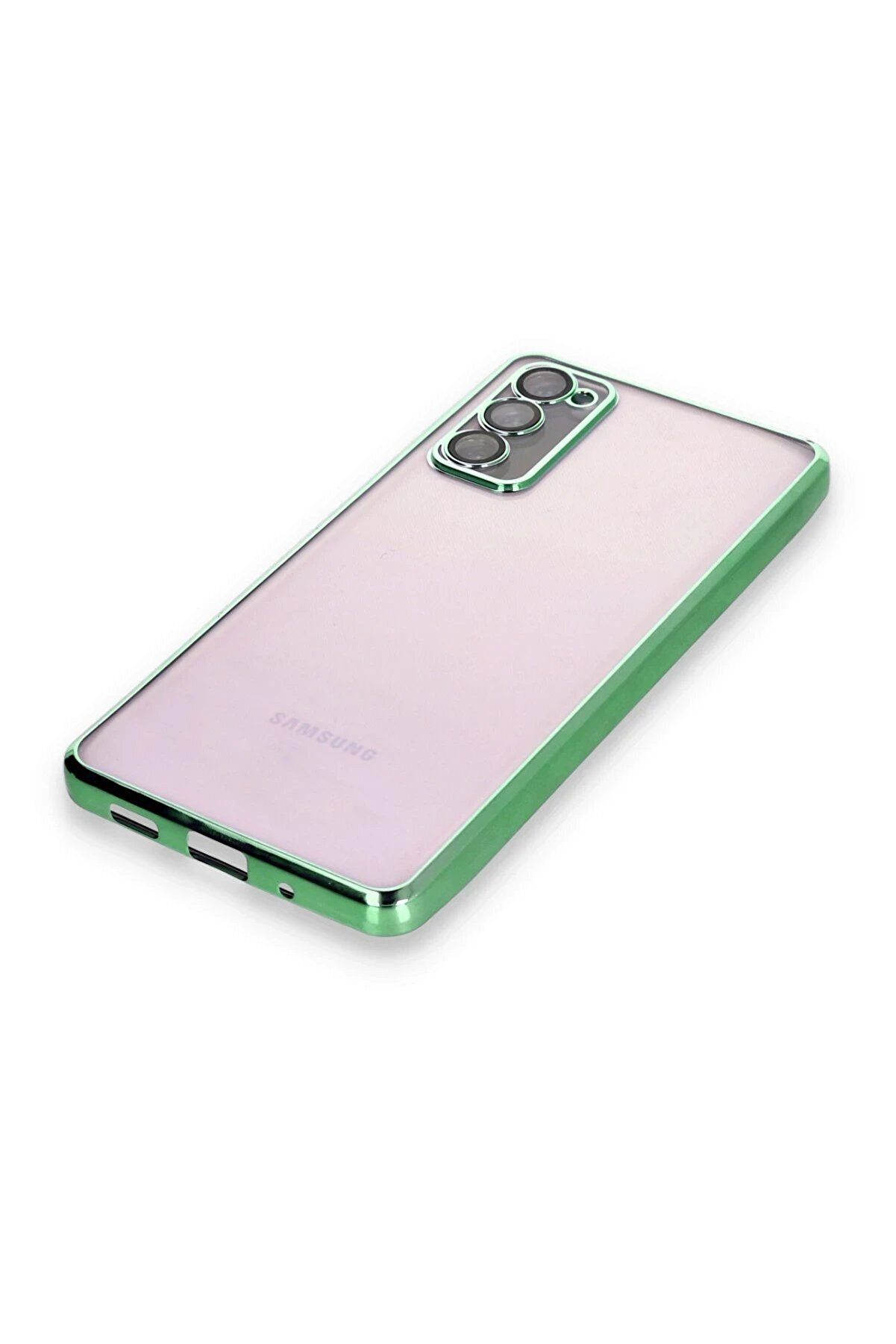 Samsung Galaxy S20 Fe Kılıf Lensli̇ Si̇li̇kon - Yeşi̇l - Dropx5553-3217