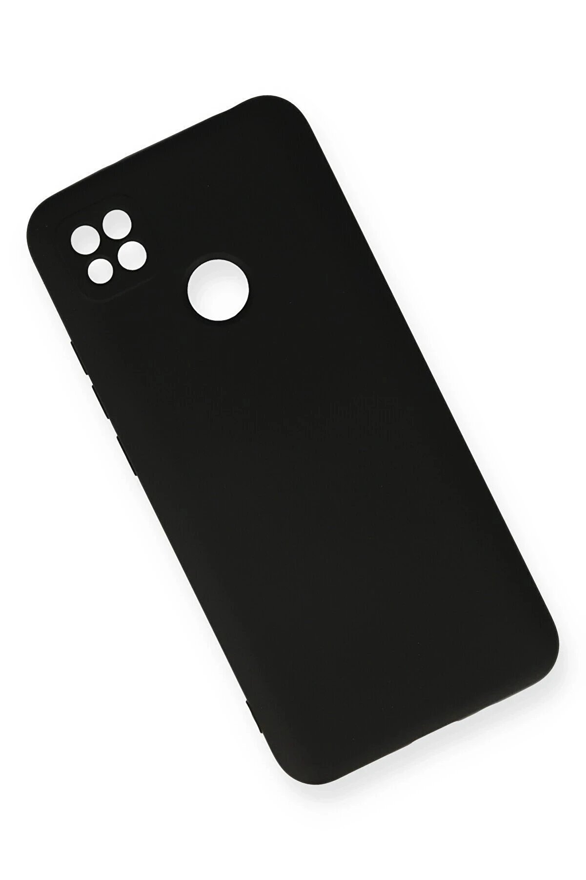 Xi̇aomi̇ Redmi̇ 9C Kılıf Nano İçi̇ Kadi̇fe Si̇li̇kon - Si̇yah - Dropx6954-3564