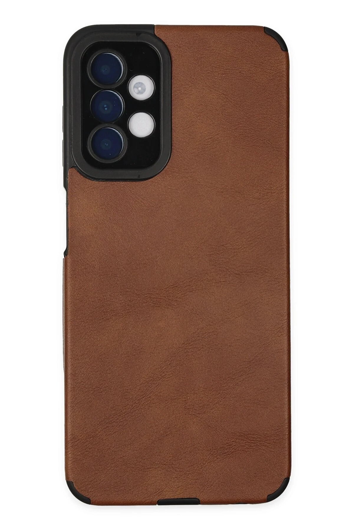 CepteToptan Samsung Galaxy A04S Kılıf Loop Deri Silikon - Kahverengi - DROPX5014-2967