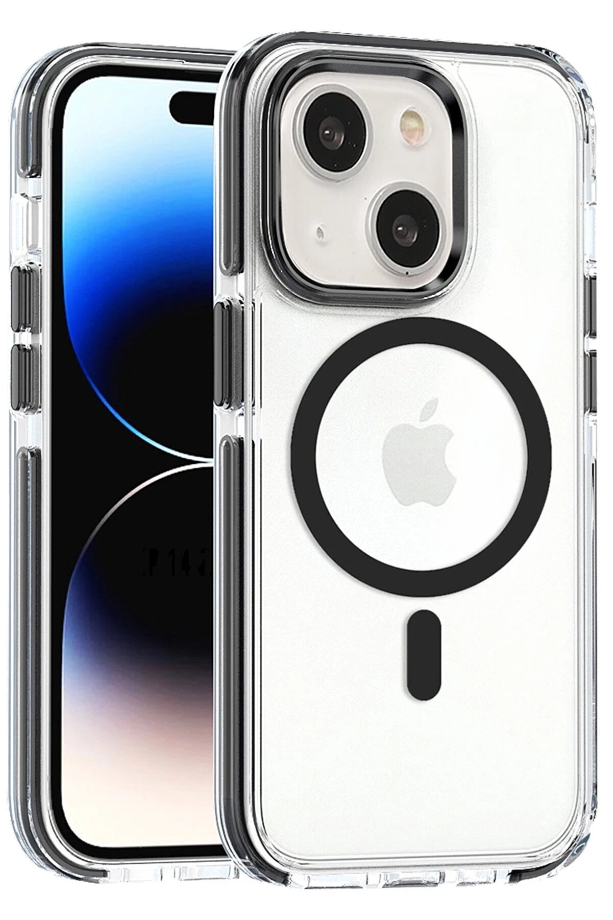 CepteToptan iPhone 15 Bella Magsafe Kapak - Siyah - DROPX9820-1281