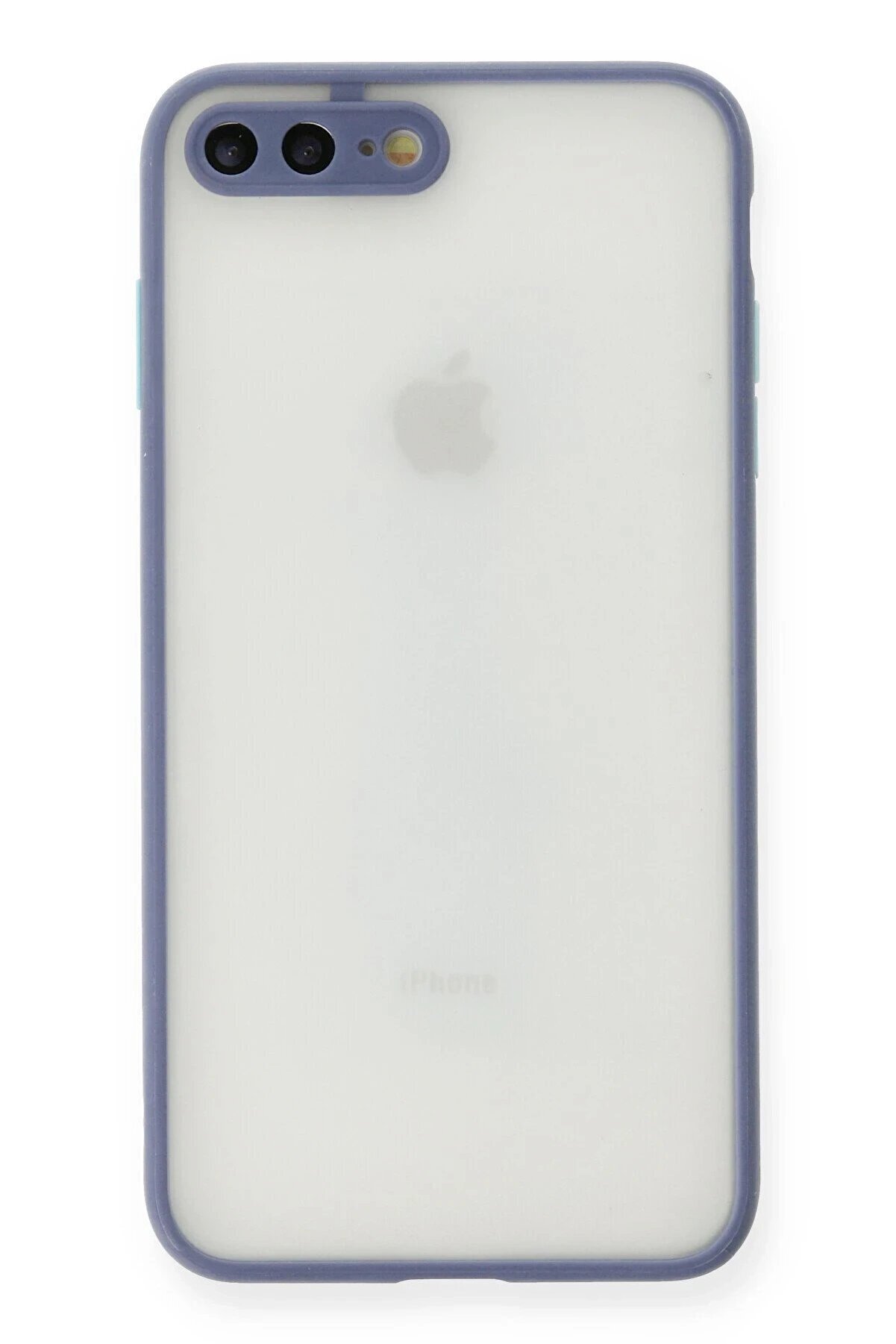 CepteToptan iPhone 7 Plus Kılıf Montreal Silikon Kapak - Gri - DROPX7099-4386