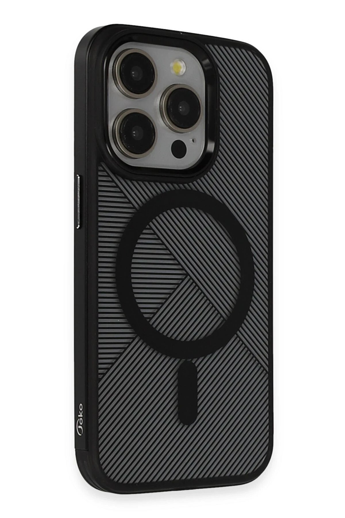 CepteToptan iPhone 15 Pro Vito Magsafe Kapak - Siyah - DROPX6088-7392