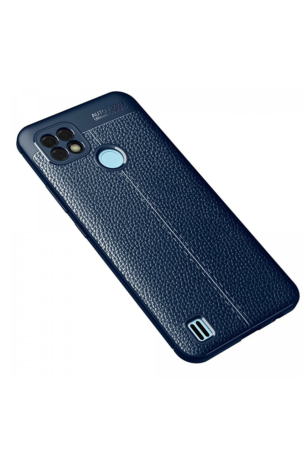 Realme C21 Kılıf Auto Focus Kapak - Laci̇vert - Dropx9675-7045