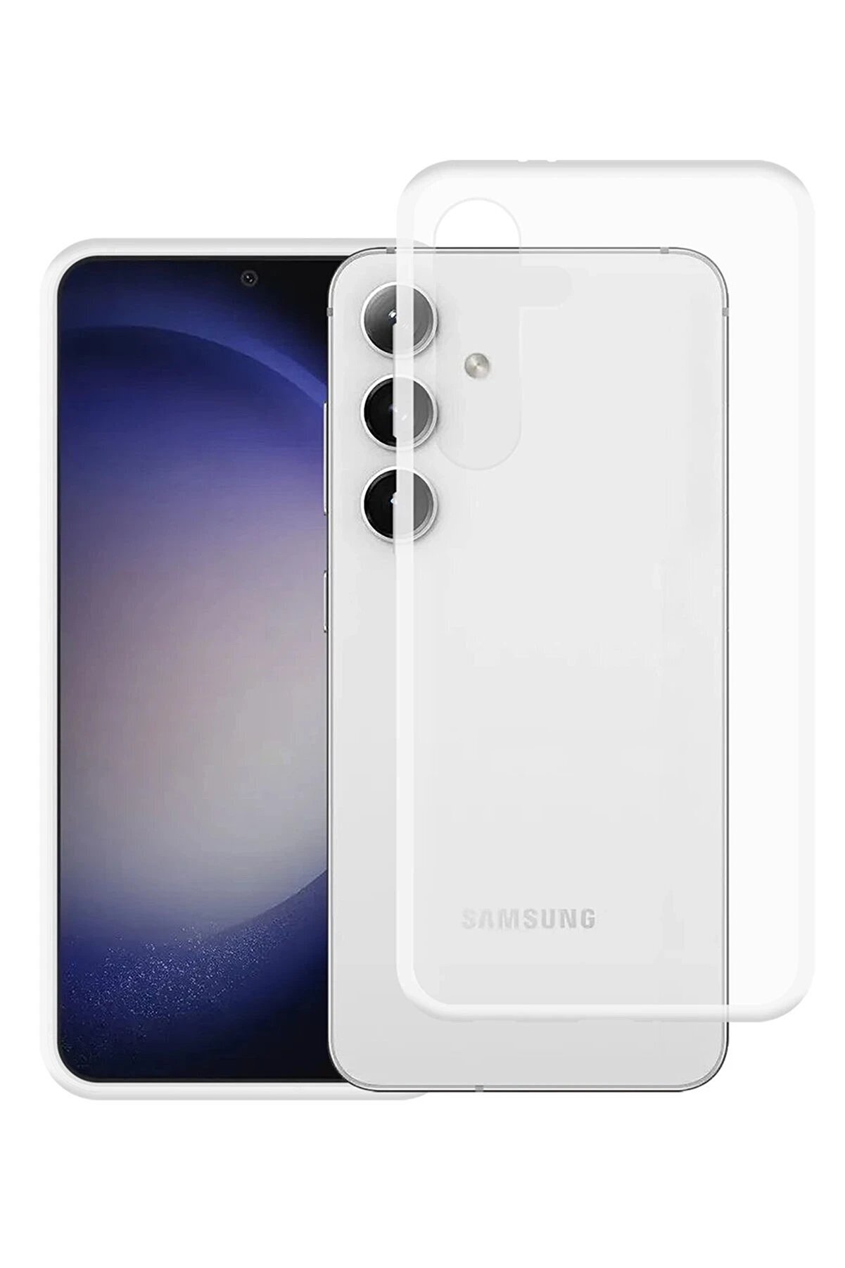 CepteToptan Samsung Galaxy S24 Kılıf Lüx Şeffaf Silikon - DROPX2255-4755