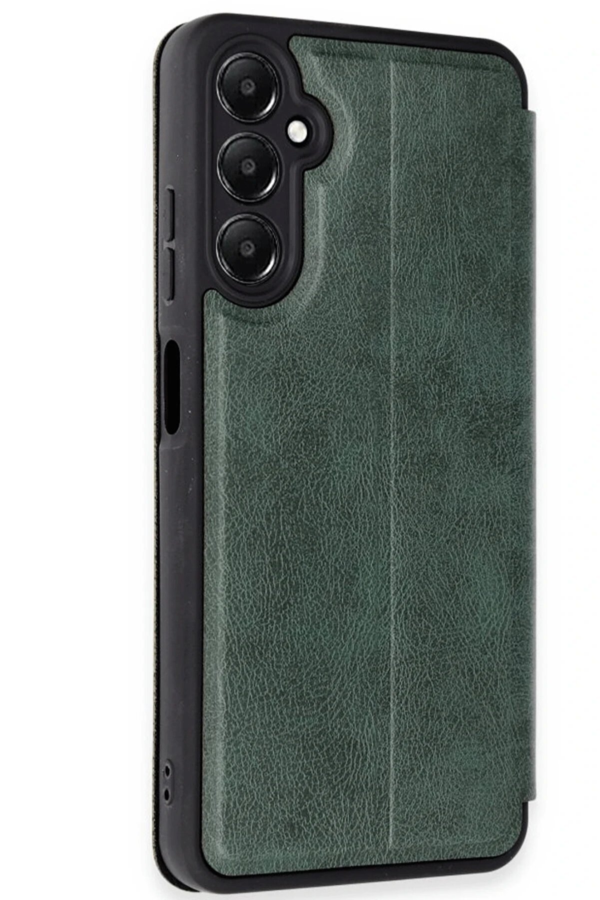 Samsung Galaxy A26 Kılıf Fli̇p Cover - Koyu Yeşi̇l - Dropx7367-8261