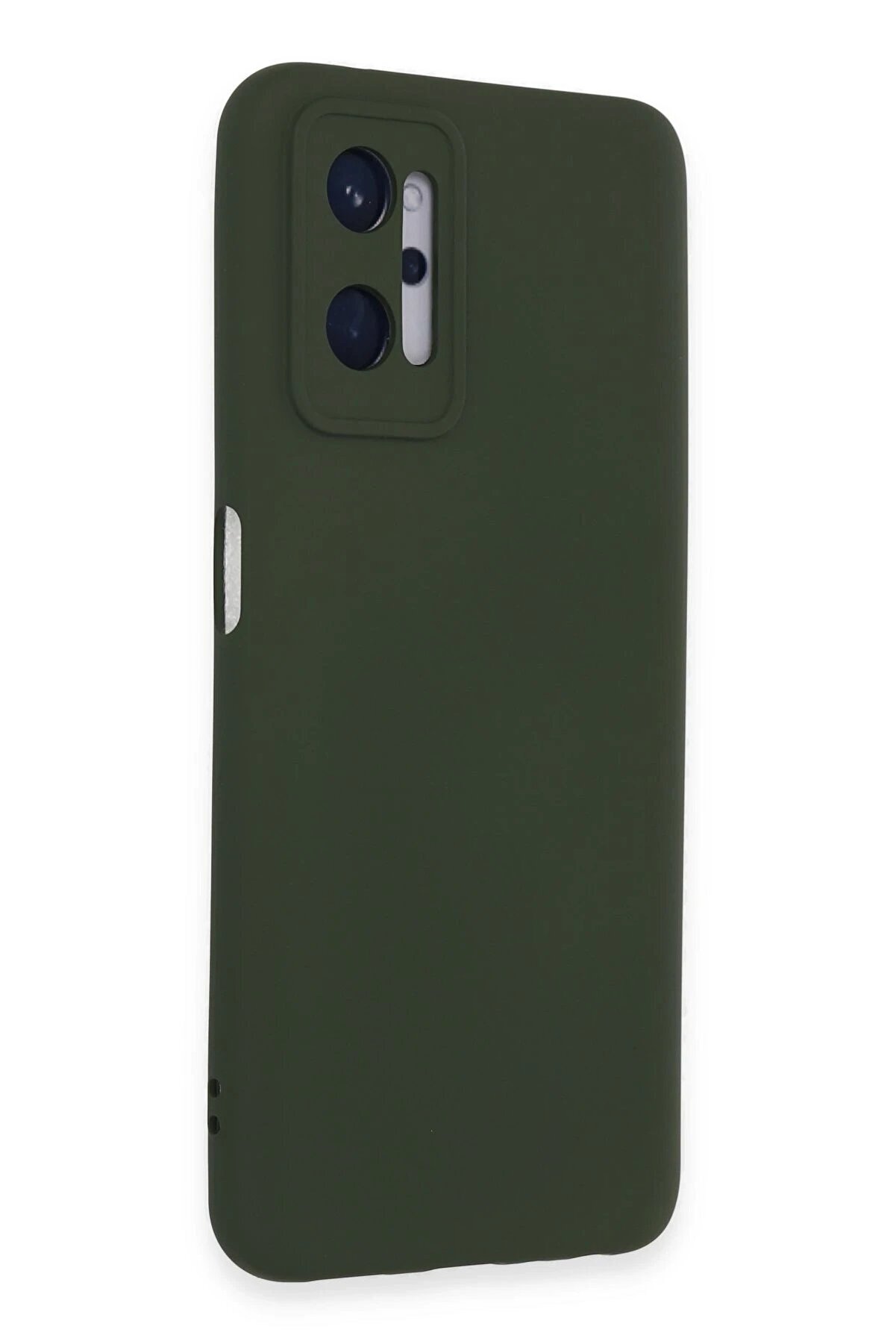 Realme 9İ 4G Kılıf Nano İ&ccedil;i̇ Kadi̇fe Si̇li̇kon - Koyu Yeşi̇l - Dropx8723-9244