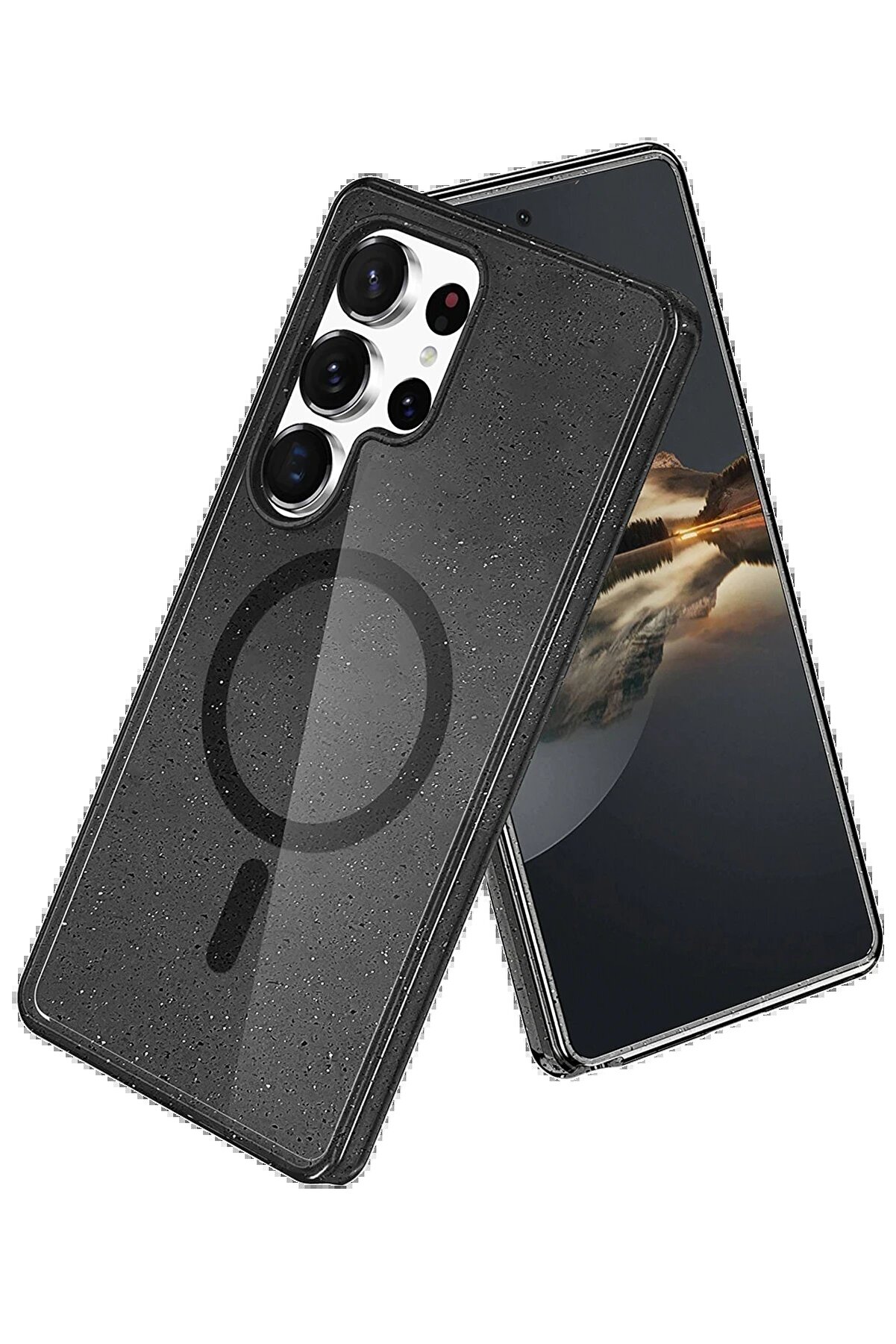 CepteToptan Samsung Galaxy S25 Ultra Star Magsafe Kapak - Siyah - DROPX5961-1653