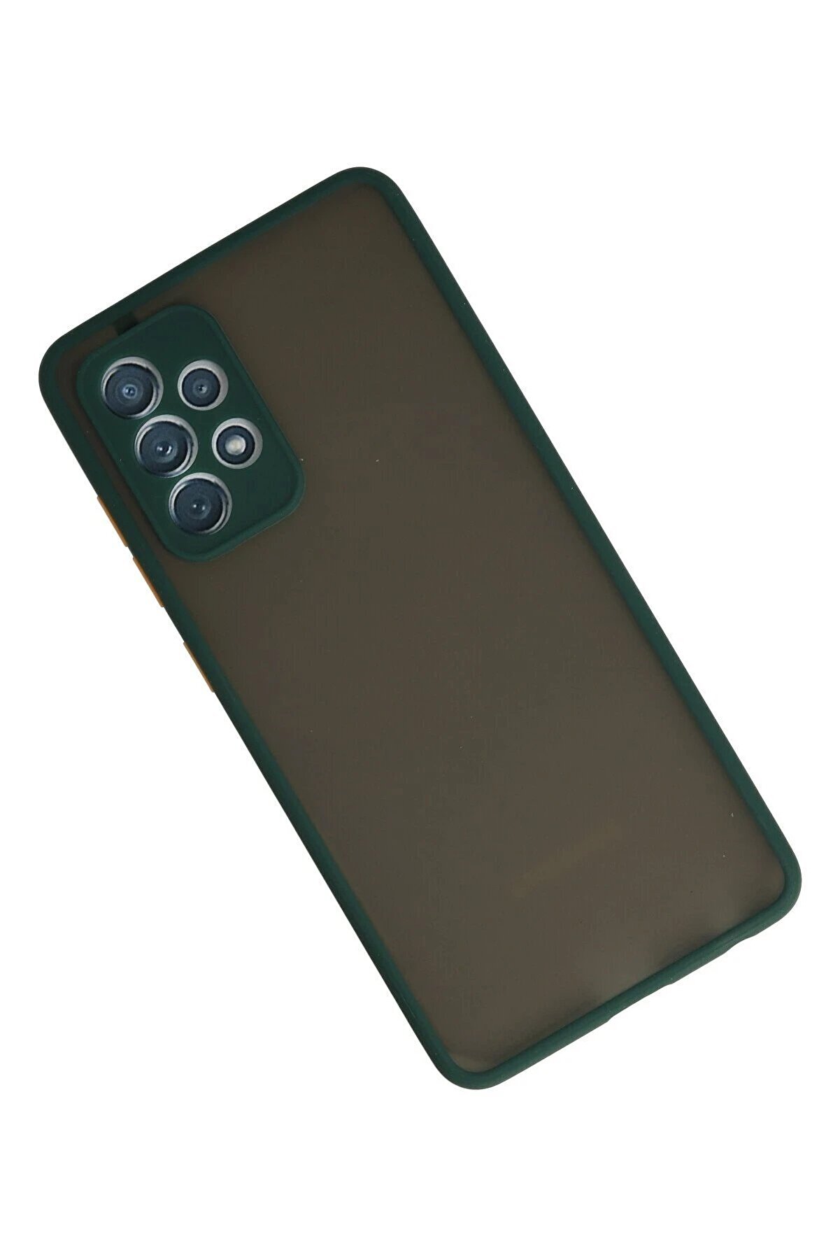 Samsung Galaxy A72 Kılıf Montreal Si̇li̇kon Kapak - Koyu Yeşi̇l - Dropx8811-7047
