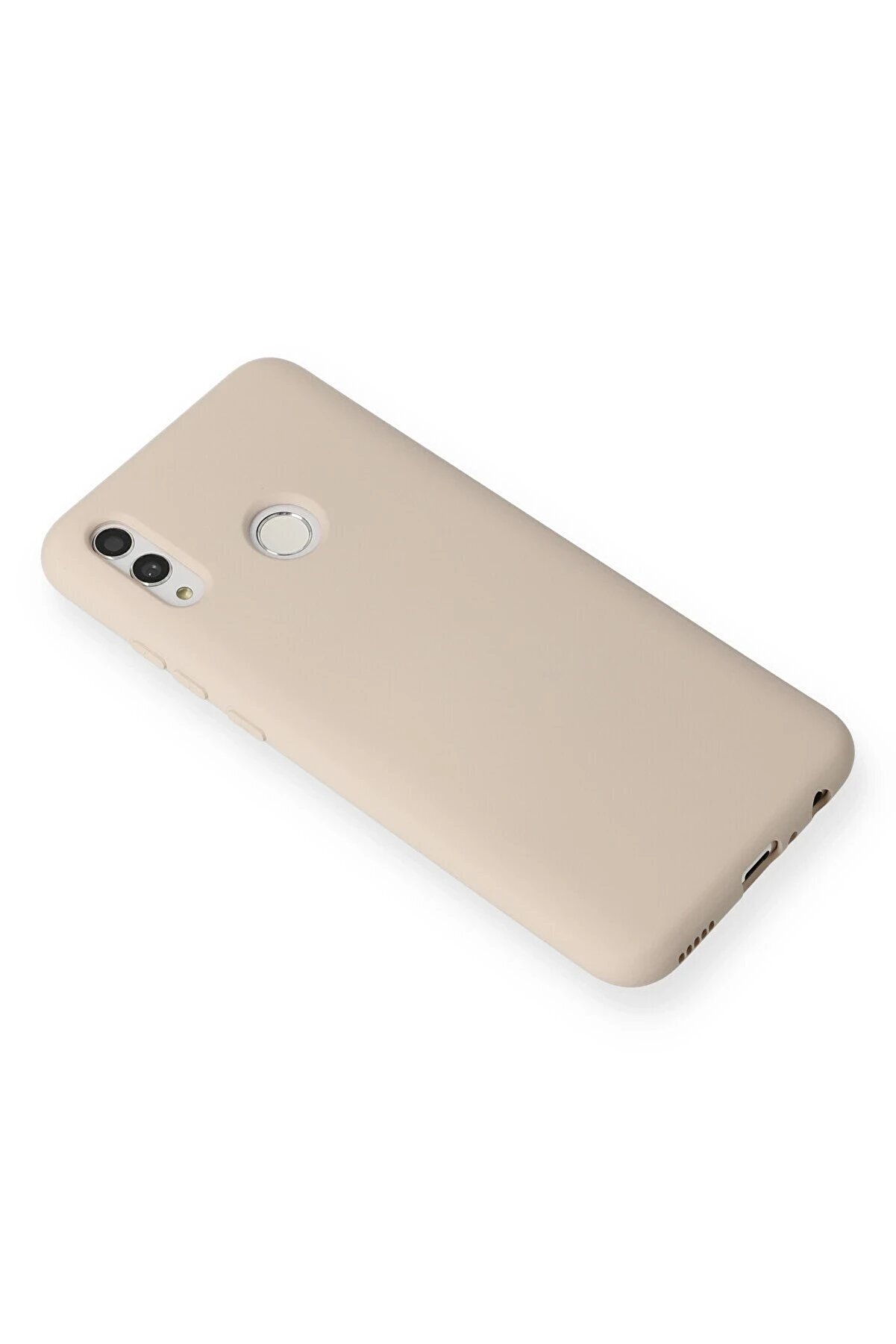 Huawei̇ P Smart 2019 Kılıf Nano İçi̇ Kadi̇fe Si̇li̇kon - Pudra - Dropx5439-3101