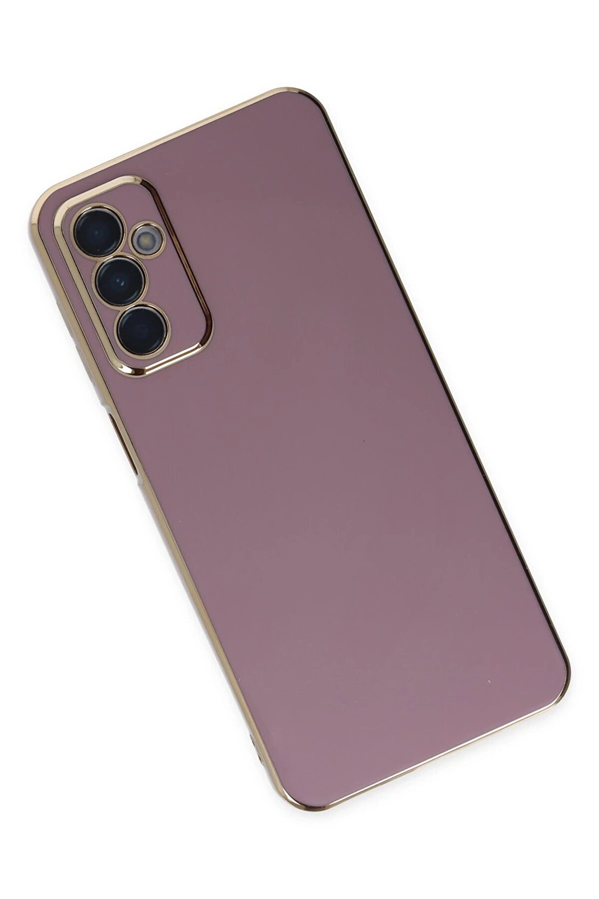 Samsung Galaxy M23 Kılıf Volet Si̇li̇kon - Mor - Dropx5724-4988