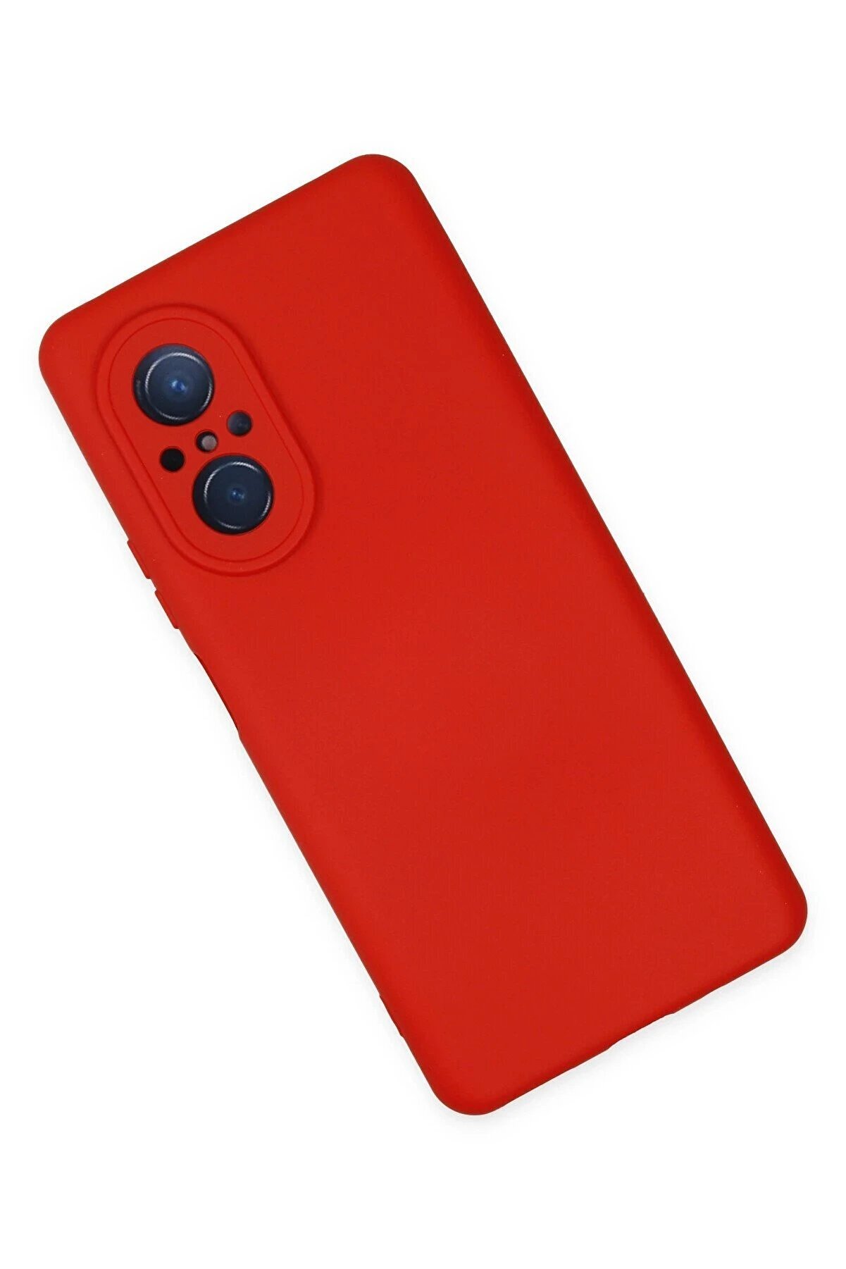 Huawei̇ Nova 9 Se Kılıf Nano İ&ccedil;i̇ Kadi̇fe Si̇li̇kon - Kırmızı - Dropx1318-8514