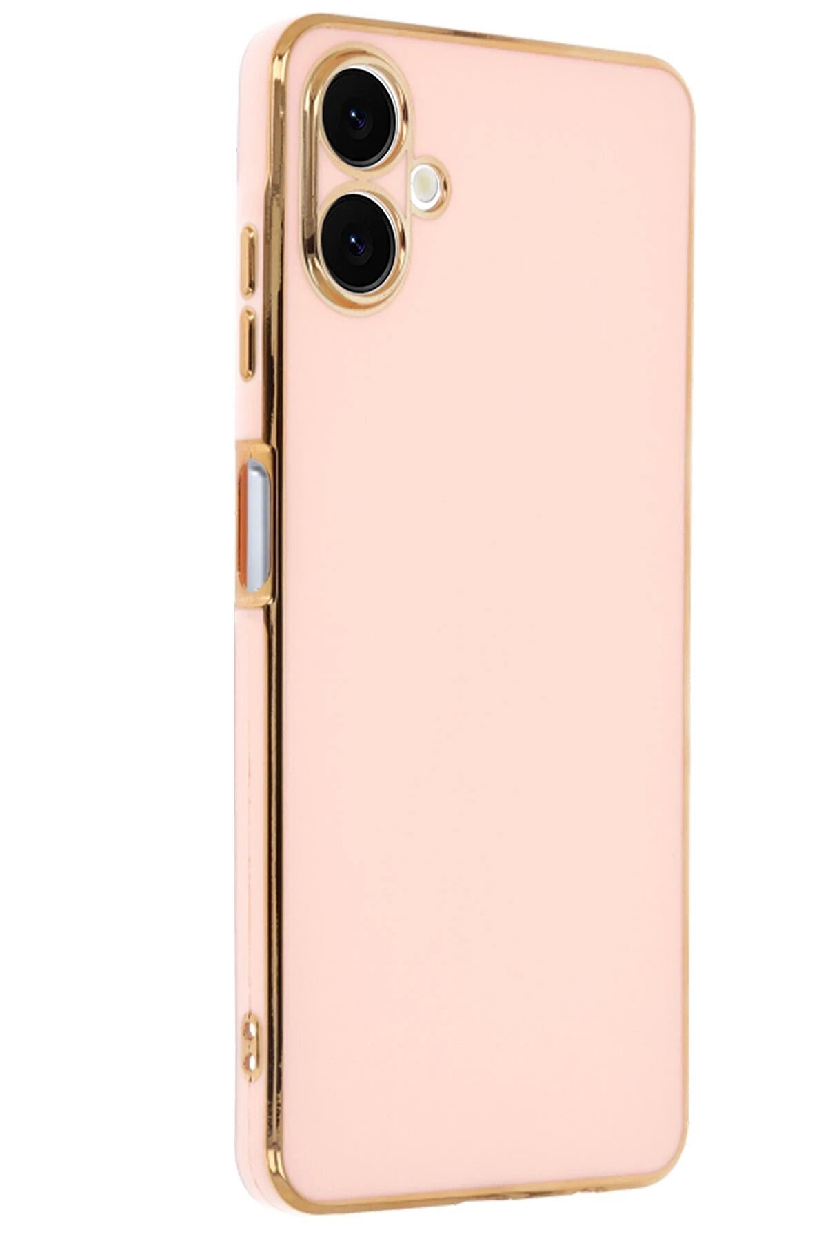 CepteToptan Samsung Galaxy A06 Kılıf Volet Silikon - Pembe - DROPX7077-6913