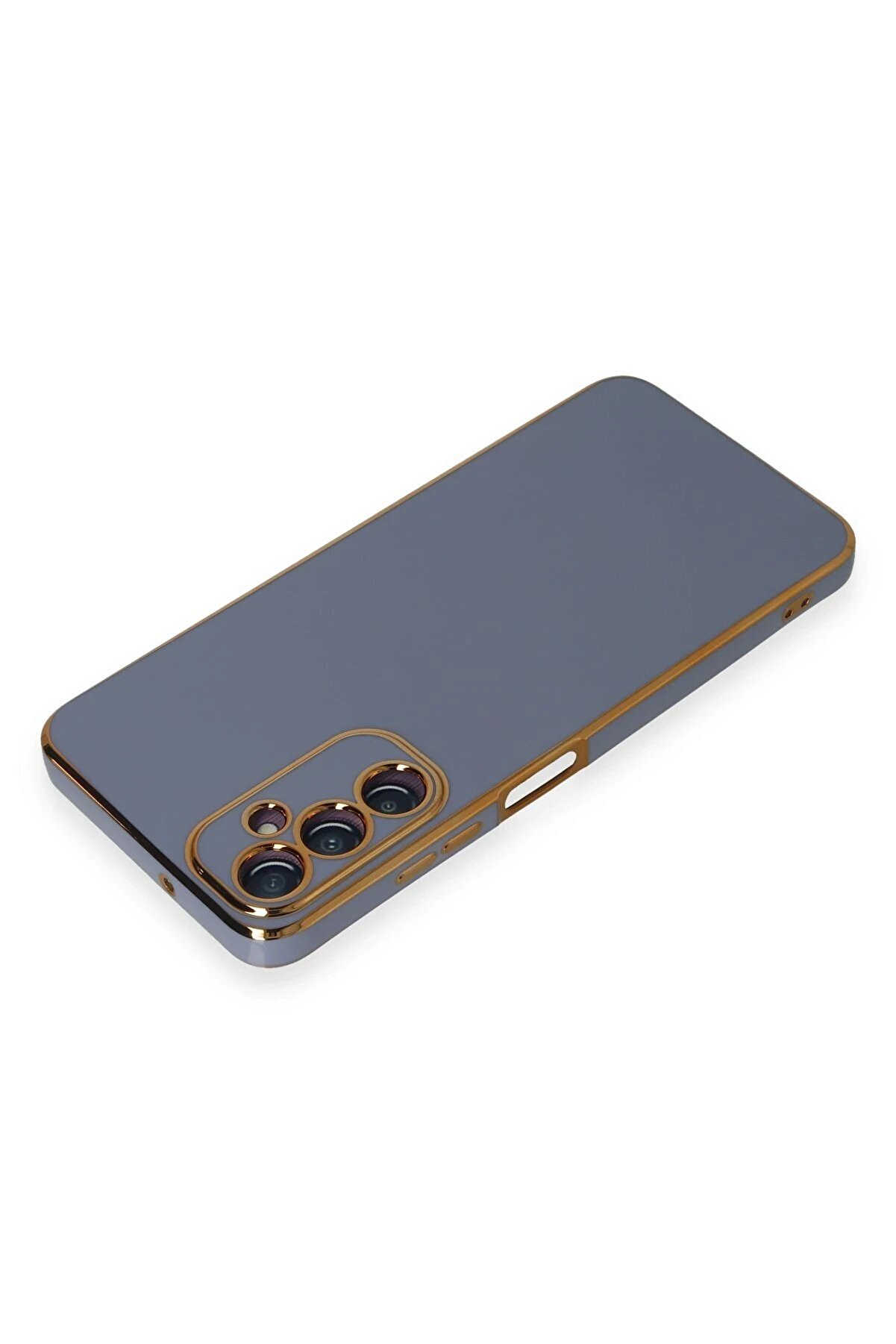 Samsung Galaxy A05S Kılıf Volet Si̇li̇kon - Mavi̇ - Dropx7693-8844