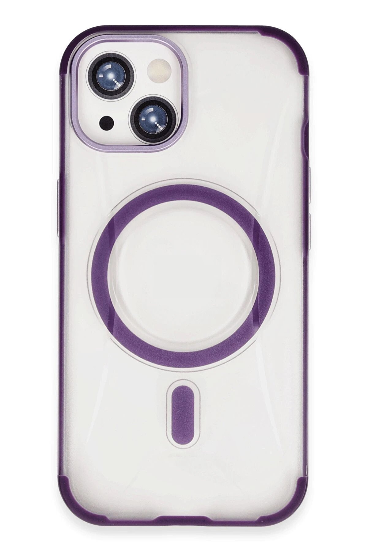 CepteToptan iPhone 14 Hilton Magsafe Kapak - Derin Mor - DROPX3560-9828