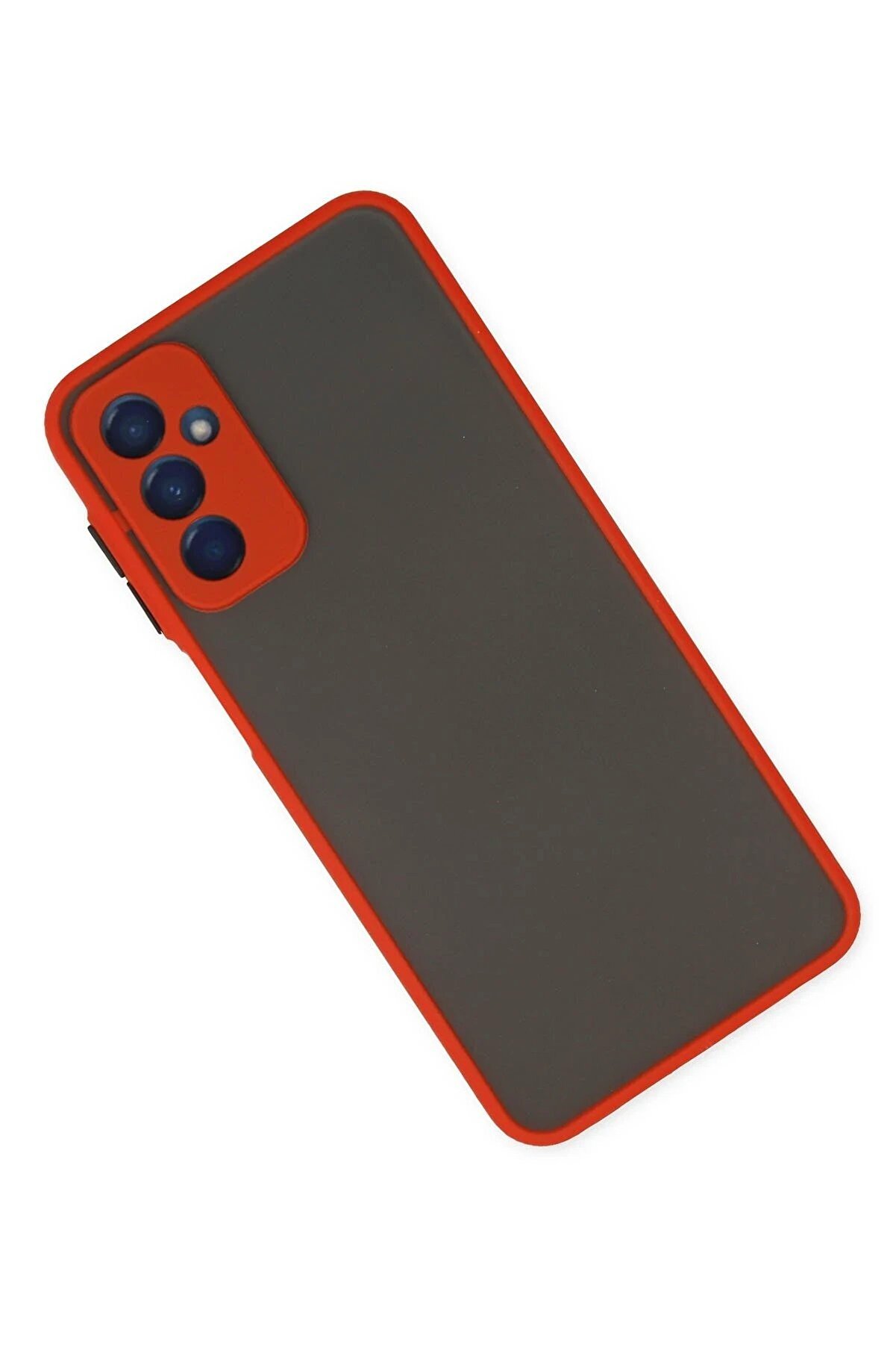 Samsung Galaxy M13 Kılıf Montreal Si̇li̇kon Kapak - Kırmızı - Dropx2522-3837