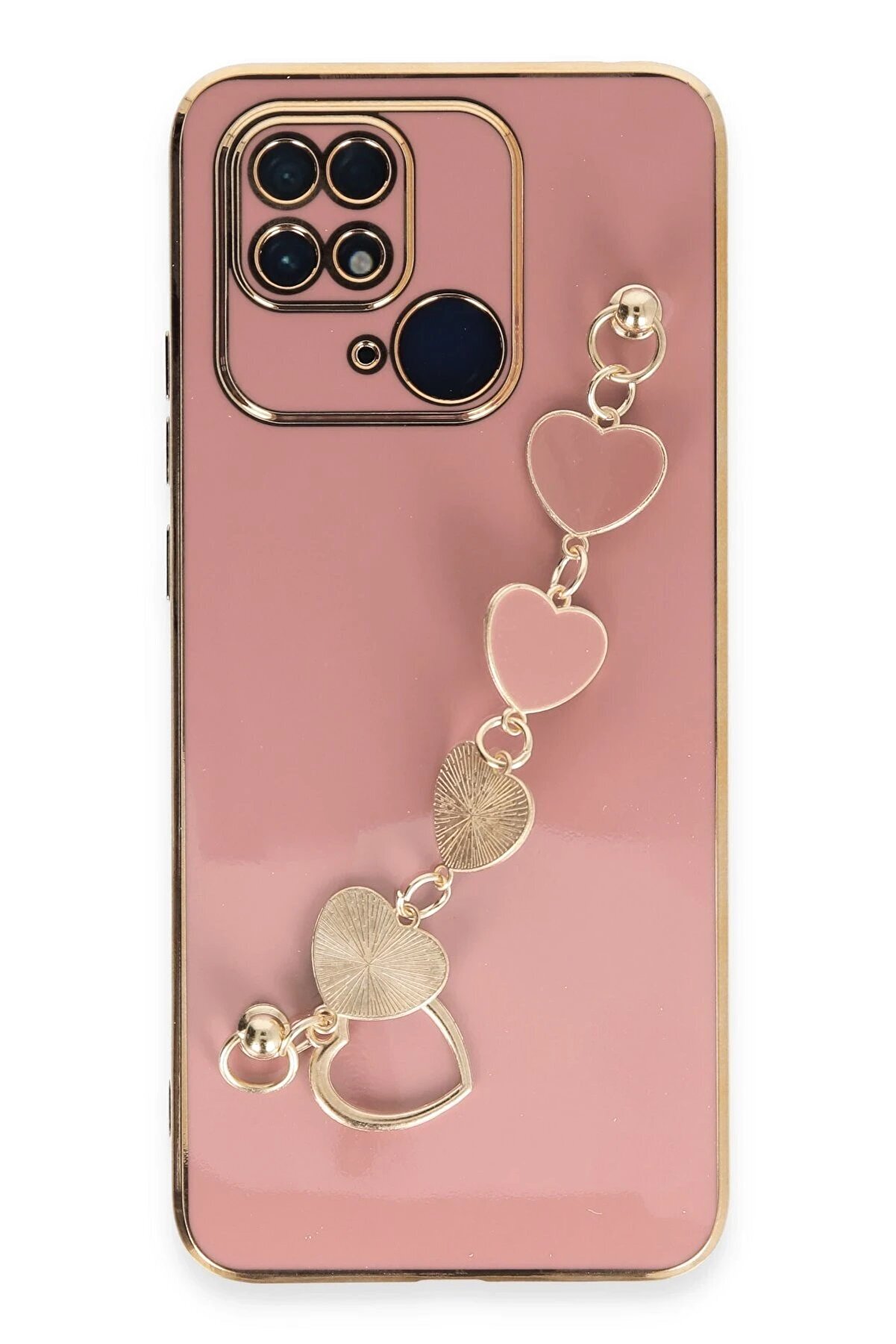 CepteToptan Xiaomi Redmi 10C Kılıf Esila Silikon - Pudra - DROPX5374-7811