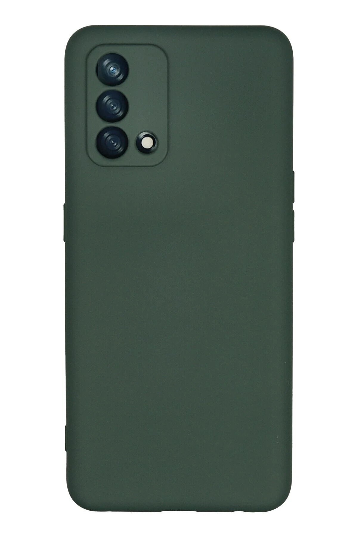 Oppo A74 4G Kılıf Nano İçi̇ Kadi̇fe Si̇li̇kon - Koyu Yeşi̇l - Dropx9494-7770