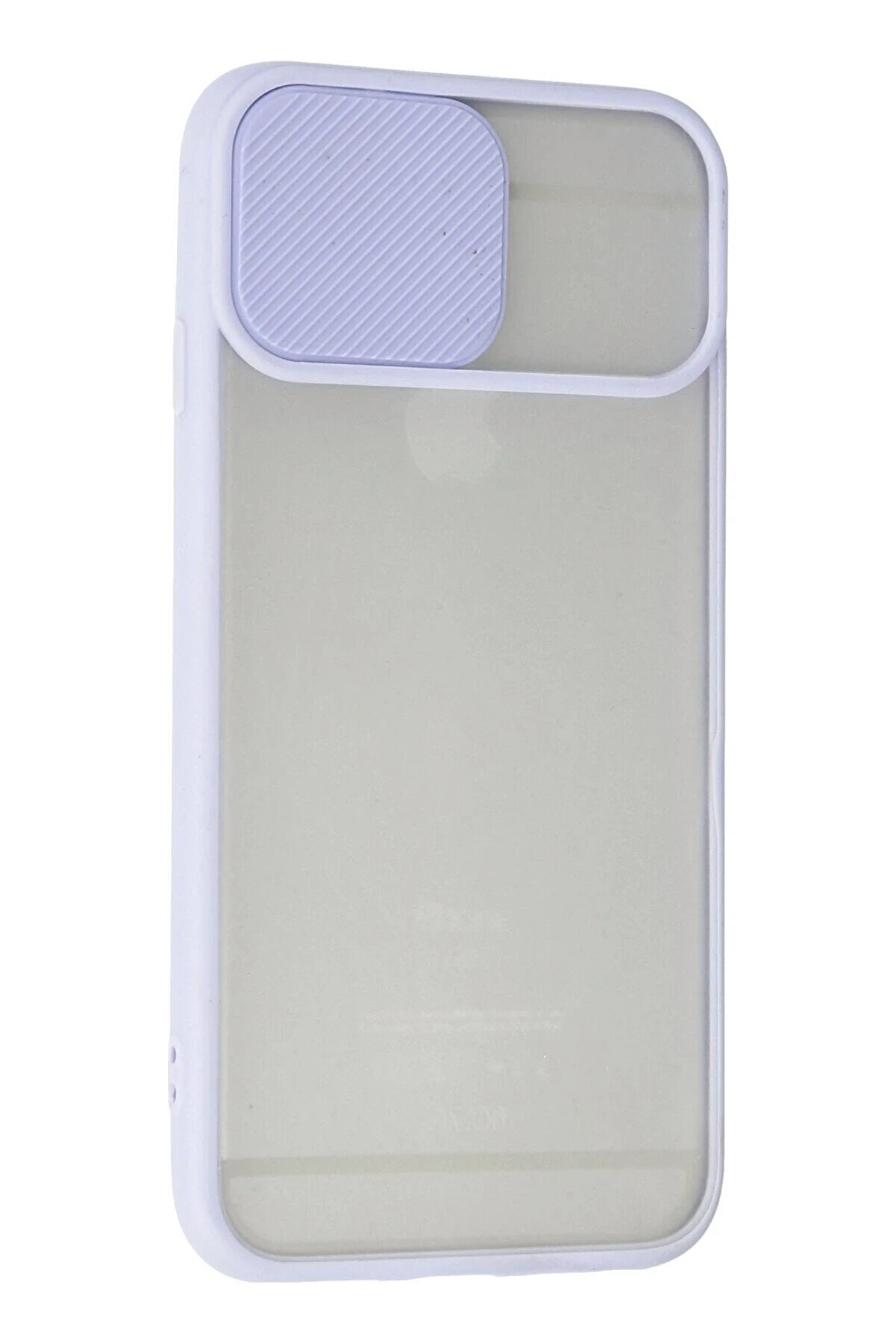 İphone 6 Kılıf Palm Buzlu Kamera Sürgülü Si̇li̇kon - Li̇la - Dropx8950-3288
