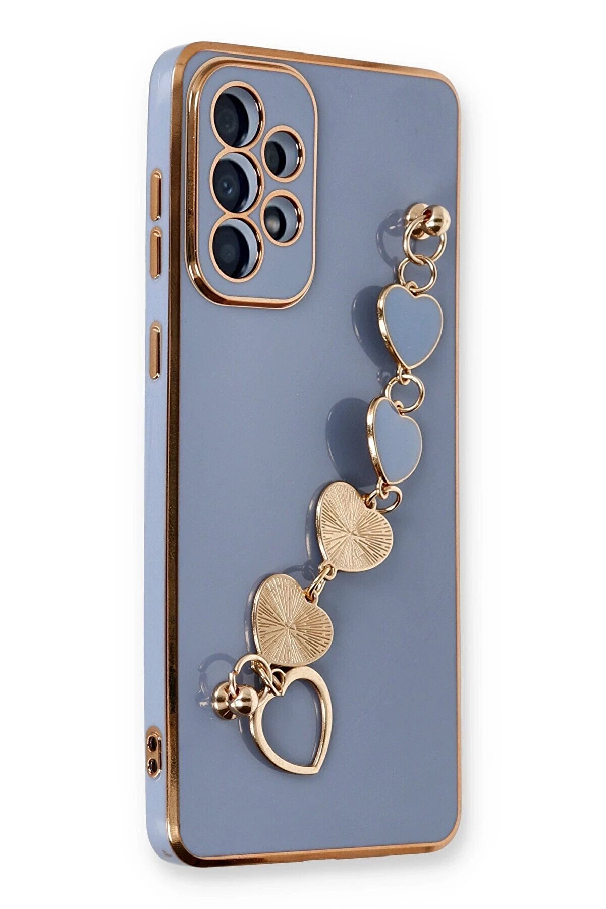 CepteToptan Samsung Galaxy A53 5G Kılıf Esila Silikon - Gri - DROPX8497-1197