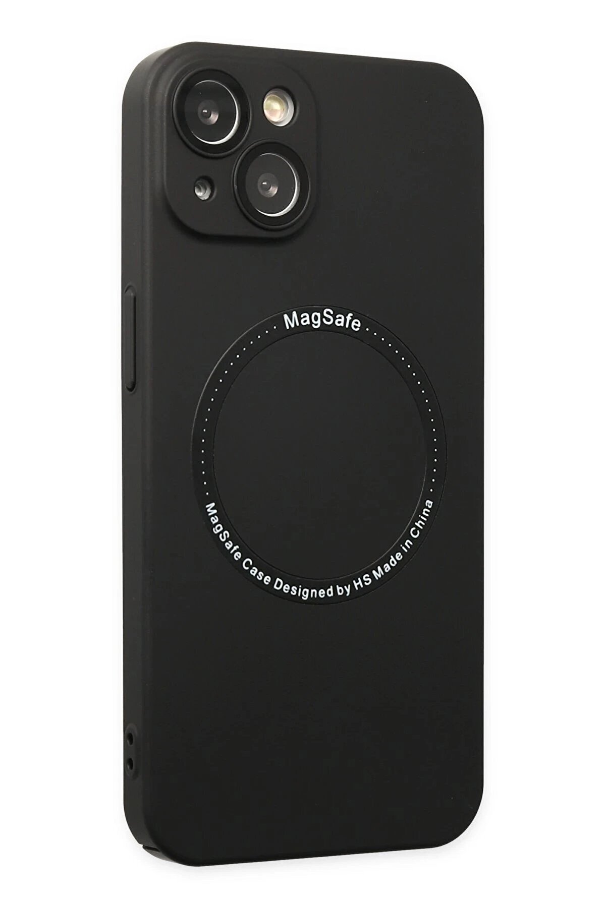 İphone 14 Plus Kılıf Jack Magneti̇csafe Lens Si̇li̇kon - Si̇yah - Dropx2110-2509