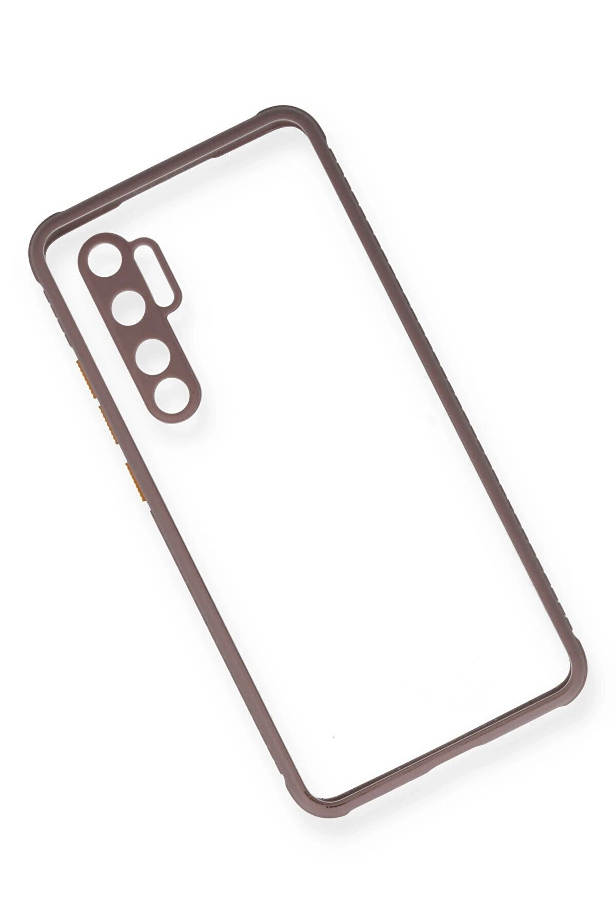 Xi̇aomi̇ Mi̇ Note 10 Li̇te Kılıf Mi̇ami̇ Şeffaf Si̇li̇kon - Açık Mor - Dropx7001-3126