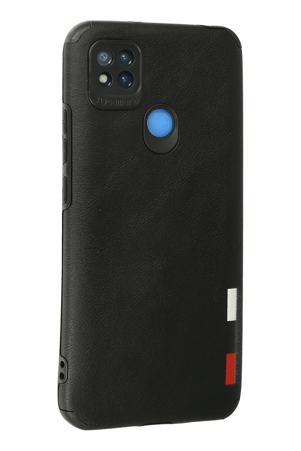 Xi̇aomi̇ Redmi̇ 9C Kılıf Loop Deri̇ Si̇li̇kon - Si̇yah - Dropx1442-1183