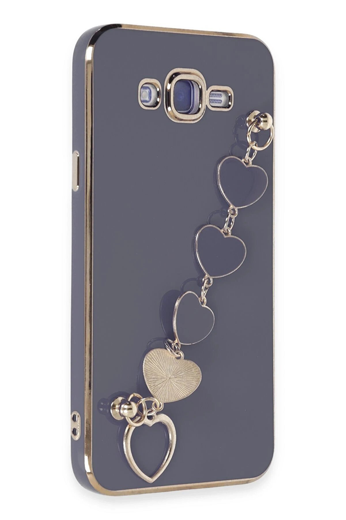 Samsung Galaxy J7 Kılıf Esi̇la Si̇li̇kon - Gri̇ - Dropx5983-6483