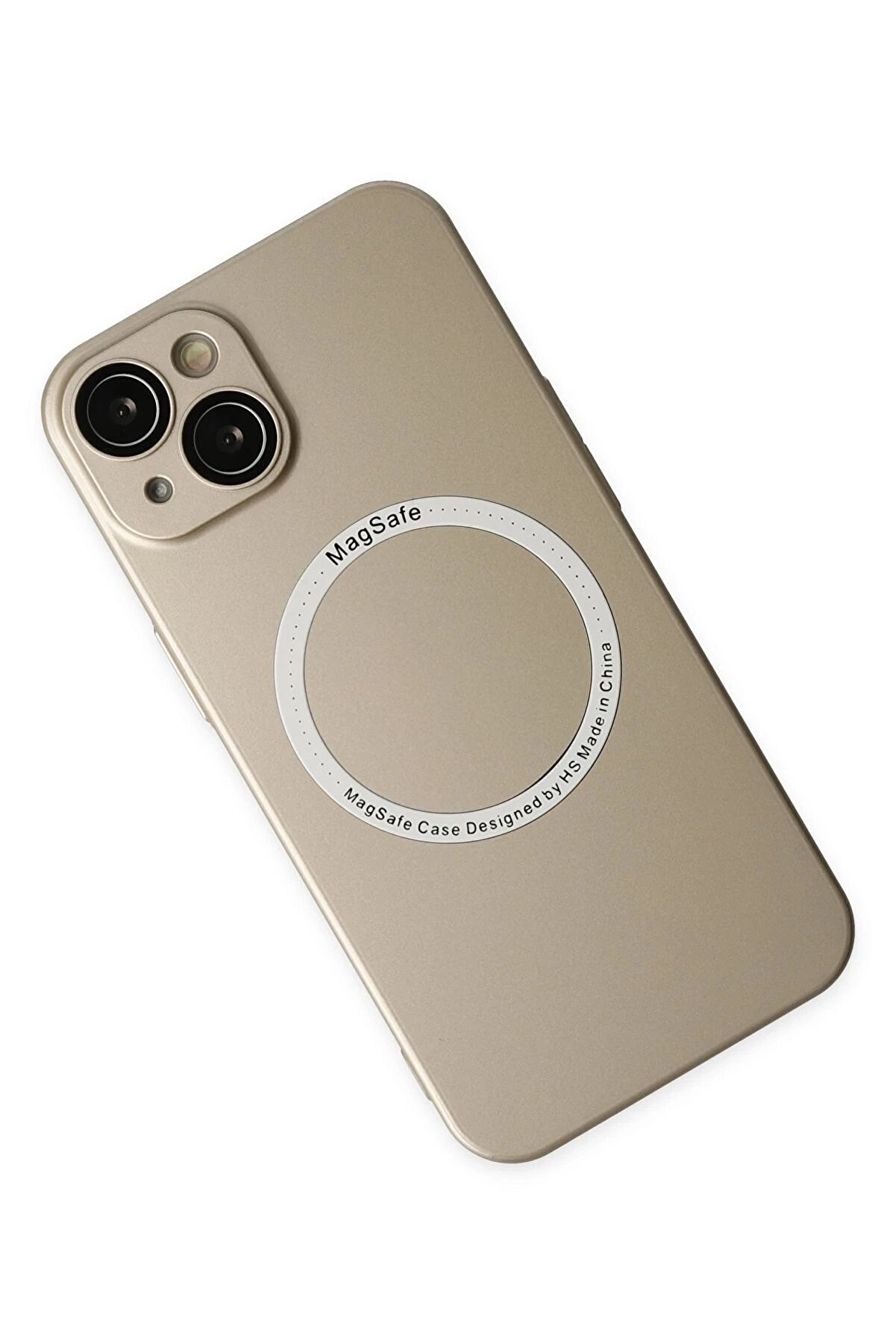İphone 14 Plus Kılıf Jack Magneti̇csafe Lens Si̇li̇kon - Gold - Dropx2658-8199