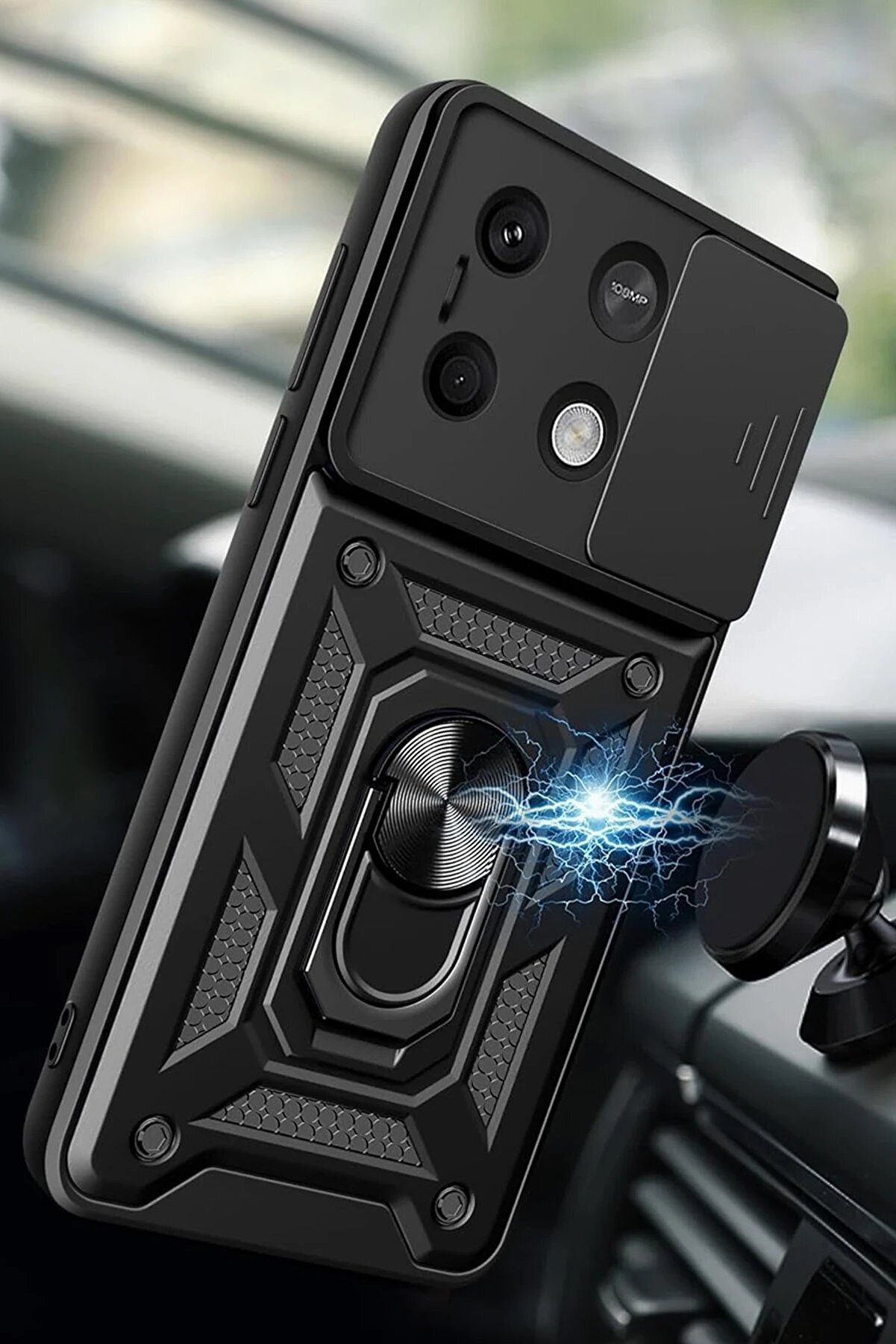 Xi̇aomi̇ Redmi̇ Note 13 4G Kılıf Pars Lens Y&uuml;z&uuml;kl&uuml; Si̇li̇kon - Gold - Dropx8167-2835