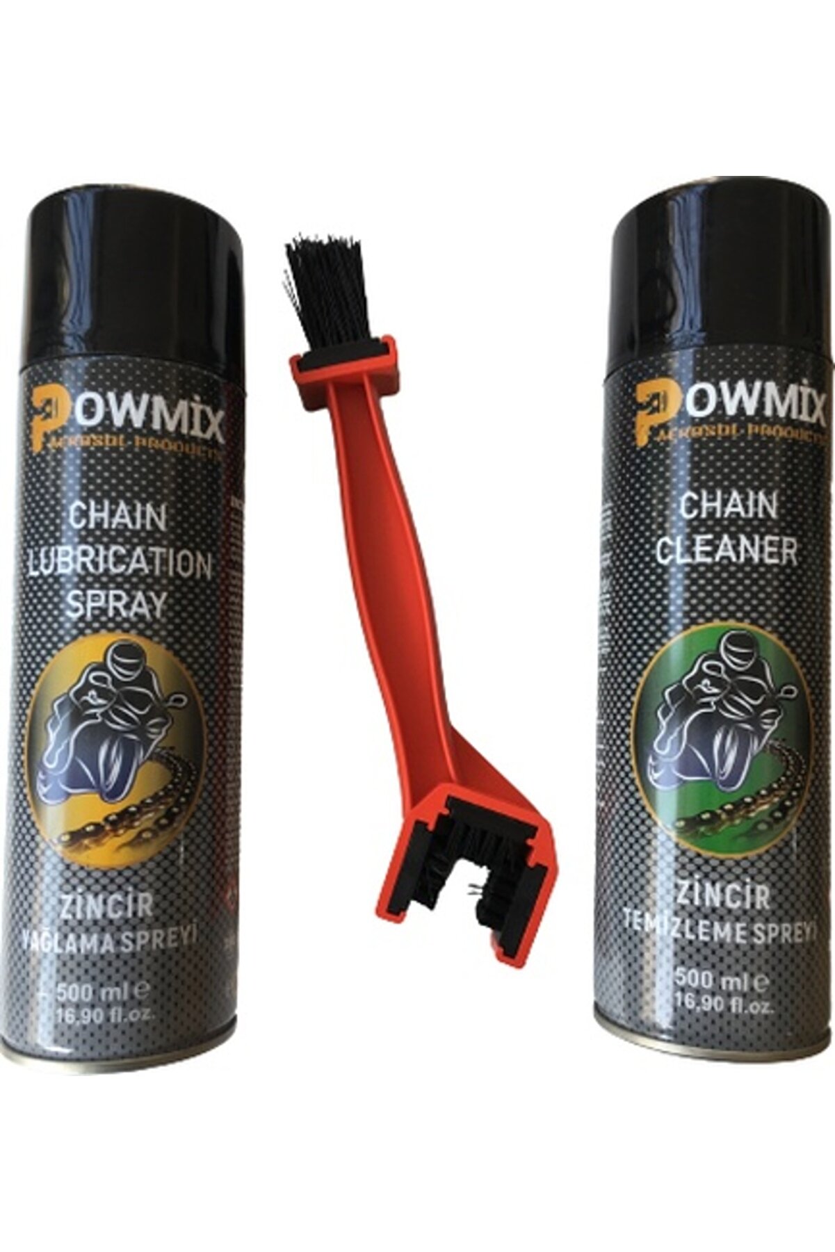 Powmi̇x Motosi̇klet Zi̇nci̇r Bakım Seti̇