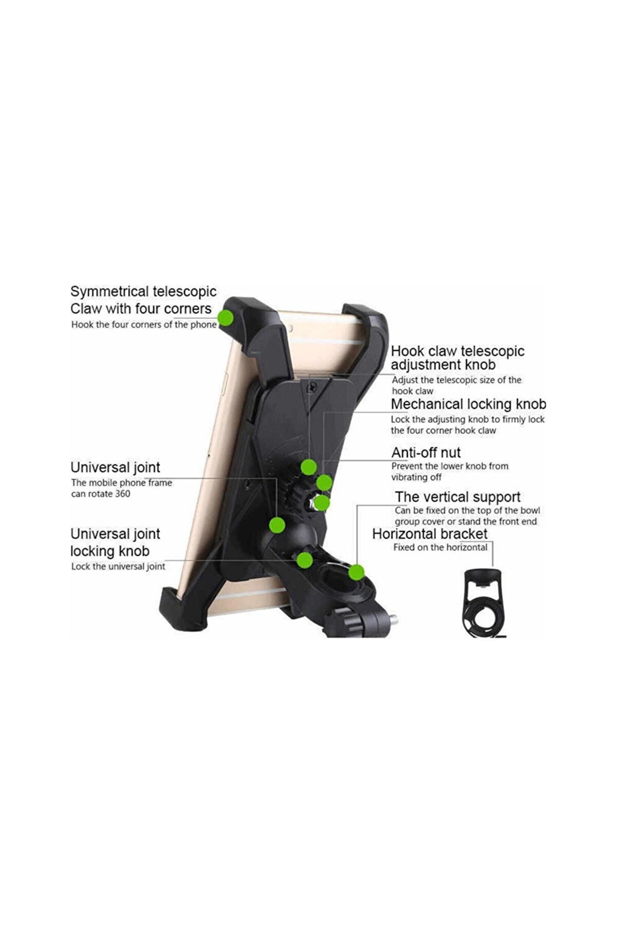 Oem Bi̇si̇klet Telefon Tutucu Gi̇don Di̇reksi̇yon Bağlantılı