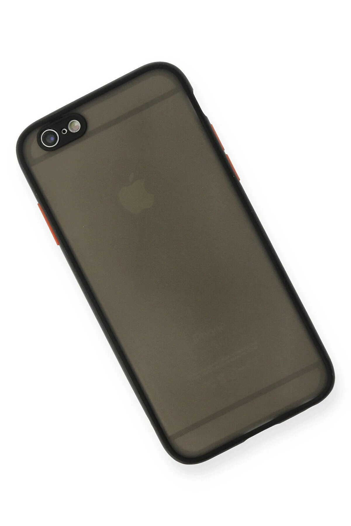 İphone 6 Kılıf Montreal Si̇li̇kon Kapak - Si̇yah - Dropx5759-9563