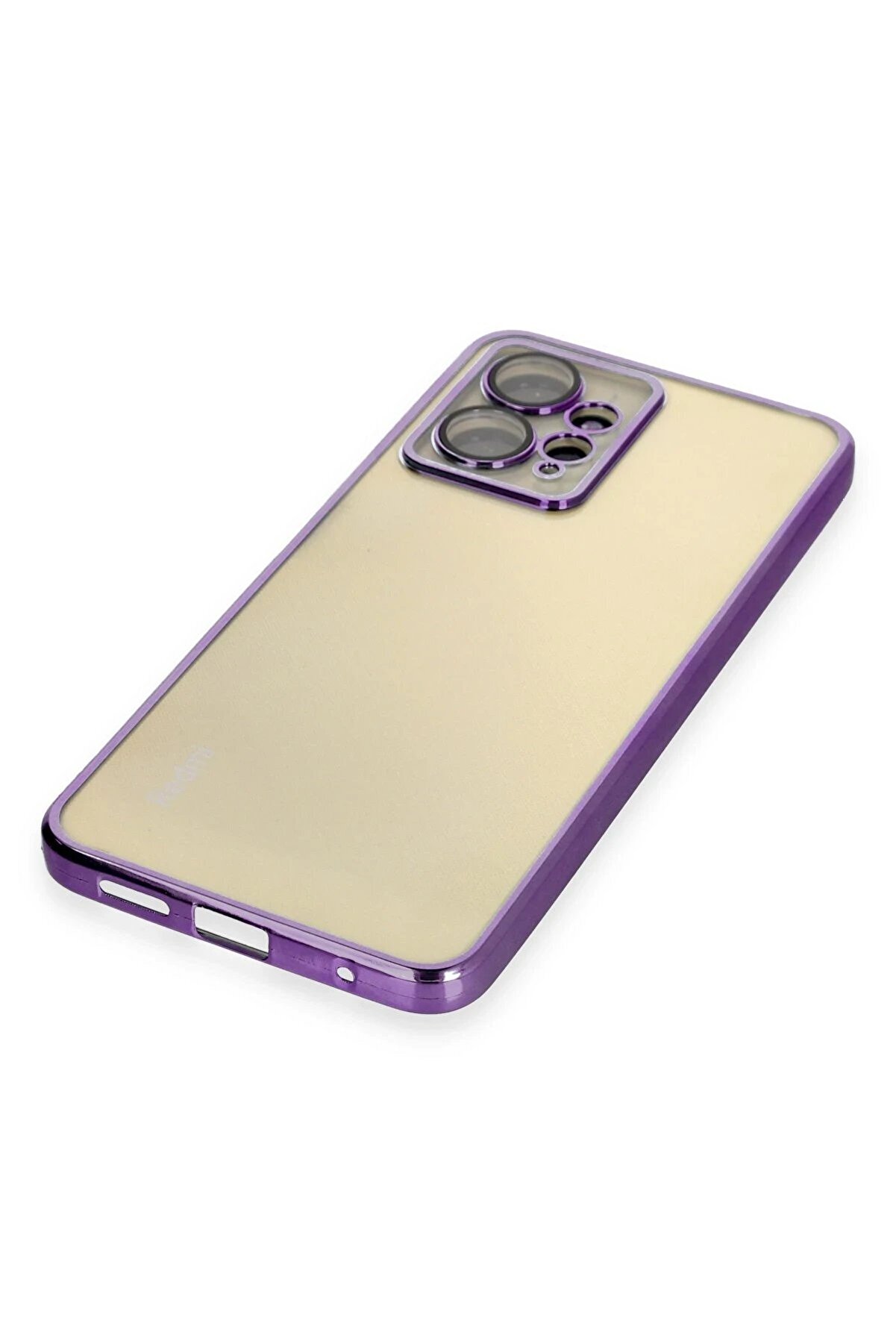 Xi̇aomi̇ Redmi̇ Note 12 4G Kılıf Lensli̇ Si̇li̇kon - Mor - Dropx8676-9202